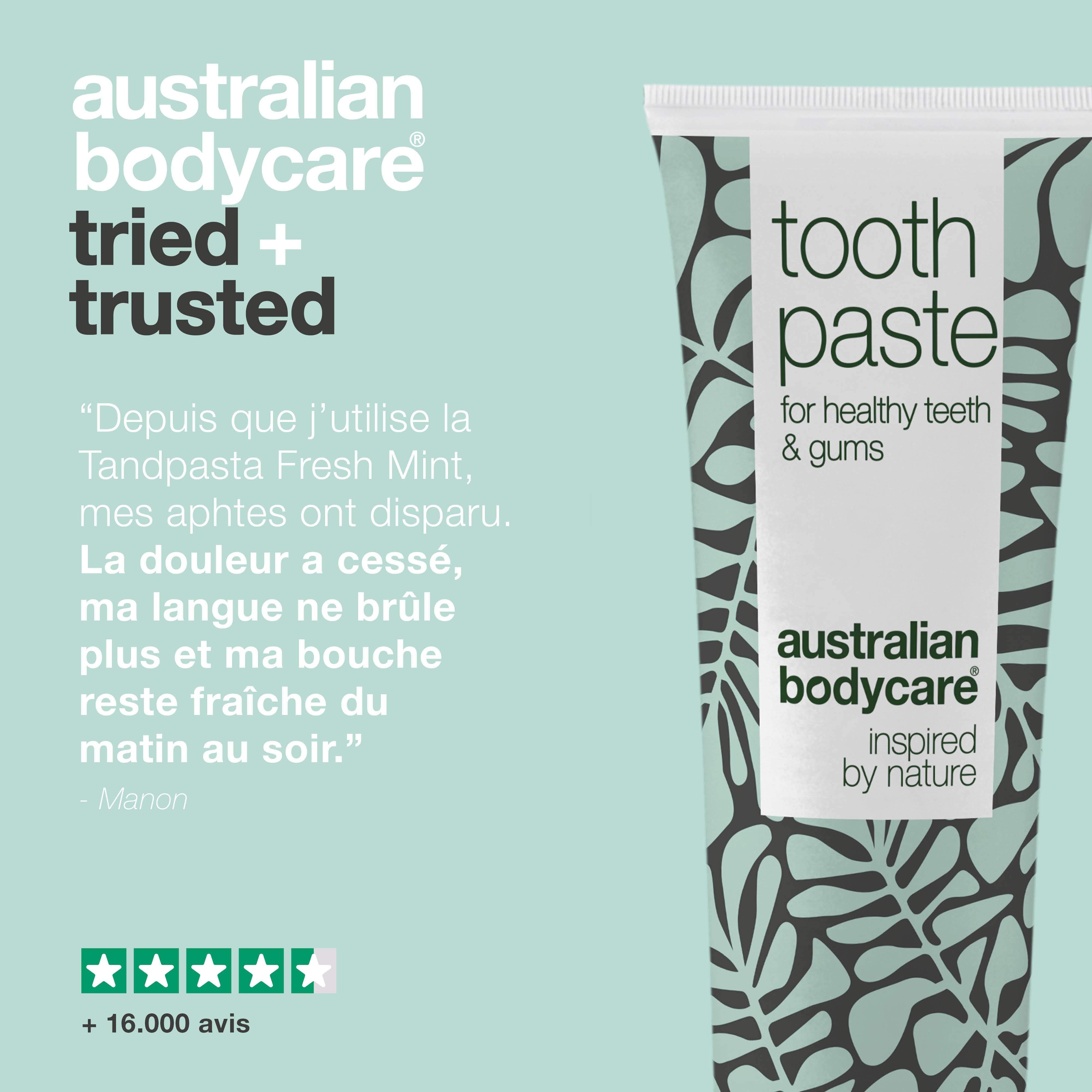 Dentifrice pour le soin des ampoules — Soin efficace des ampoules dans la bouche, la langue et la gorge.