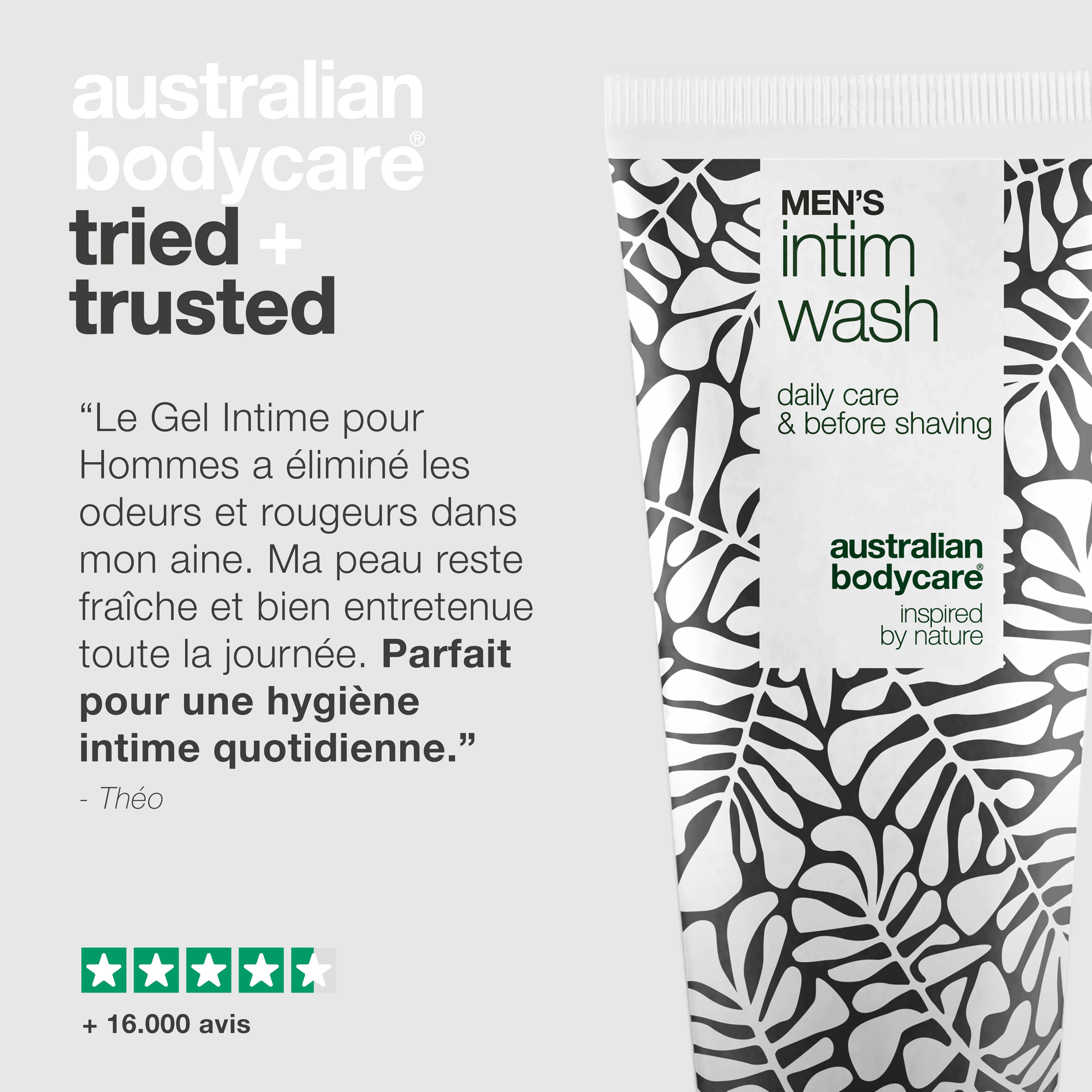 Lavage Intime Pour Hommes – Soin doux pour usage quotidien — Lavage Intime pour hommes, idéal contre irritations et inconfort. Ingrédients naturels pour une peau propre, saine et bien entretenue.