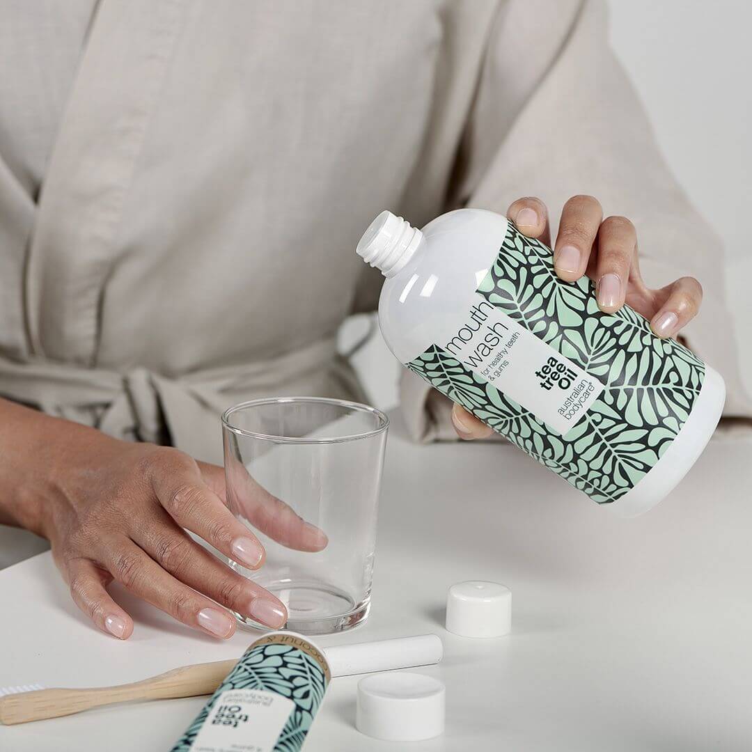 Cadeau pour un grand père - Soins bucco-dentaires 5 produits à l'huile de tea tree