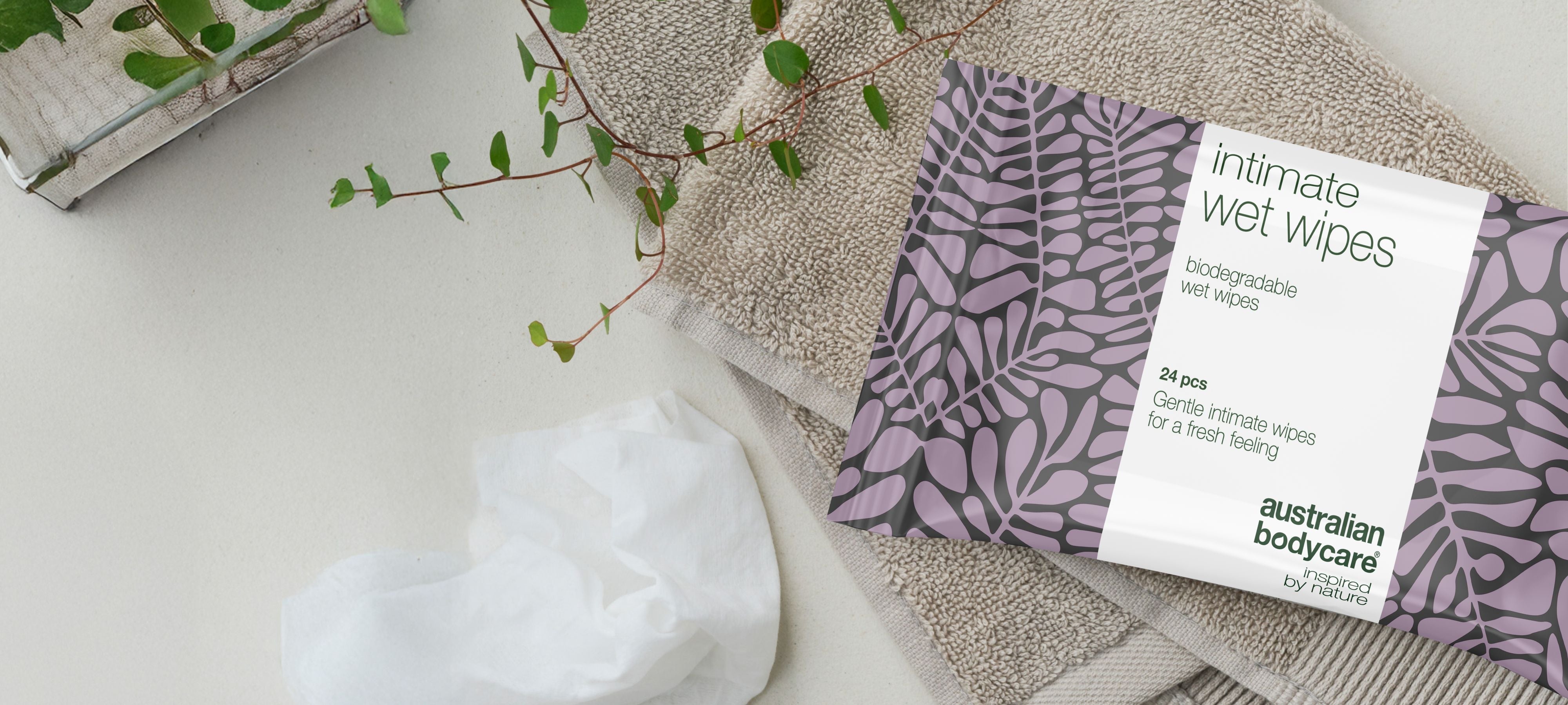 Lingettes humides pour les soins intimes