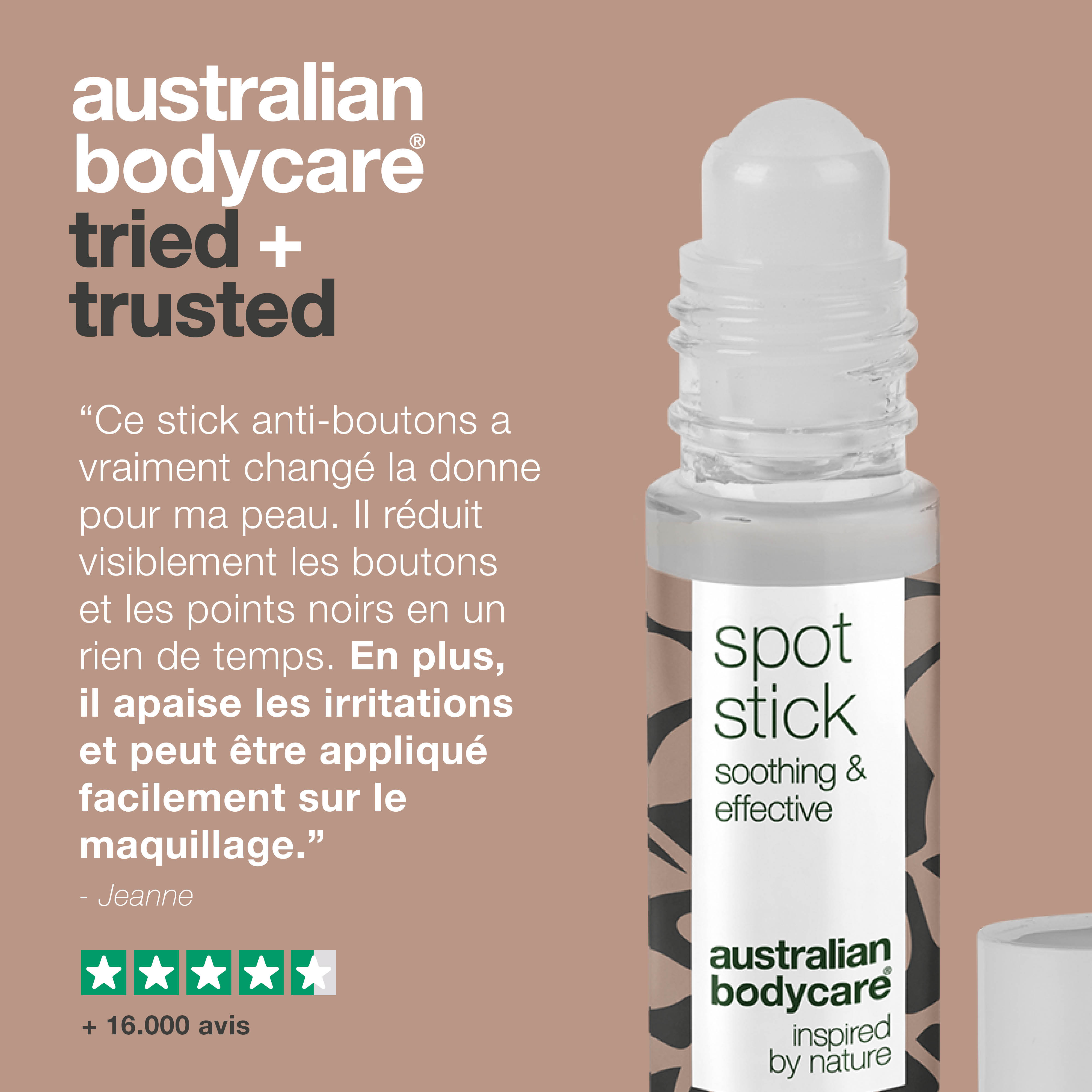 Traitement localisé à l'huile d'arbre à thé pour peaux congestionnées — pour le soin quotidien de l'acné et efficace contre les peaux à imperfections, les boutons et les points noirs.