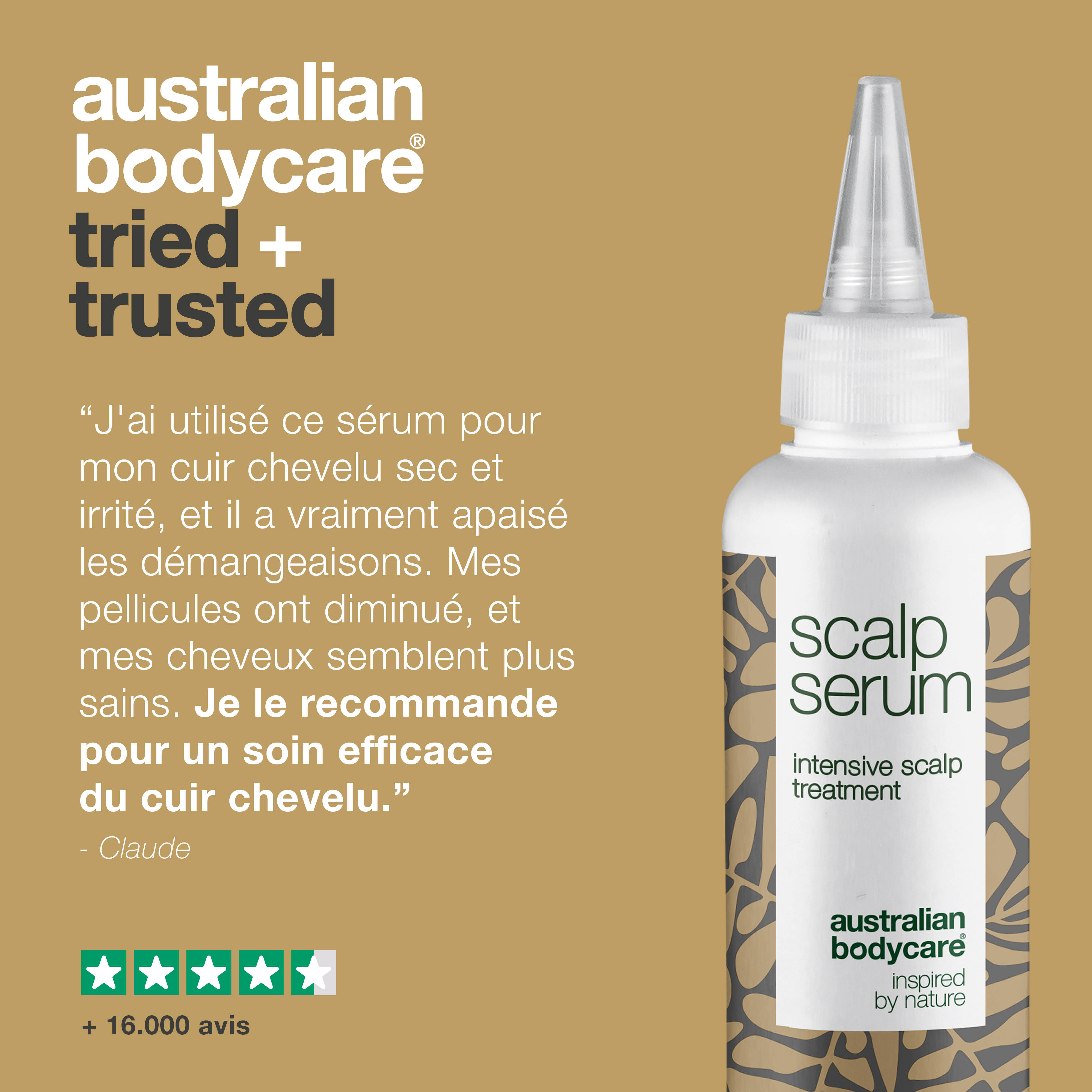 Traitement du cuir chevelu contre les pellicules et le cuir chevelu sec — Sérum pour le cuir chevelu qui démange, les cheveux gras, le cuir chevelu sec et irrité