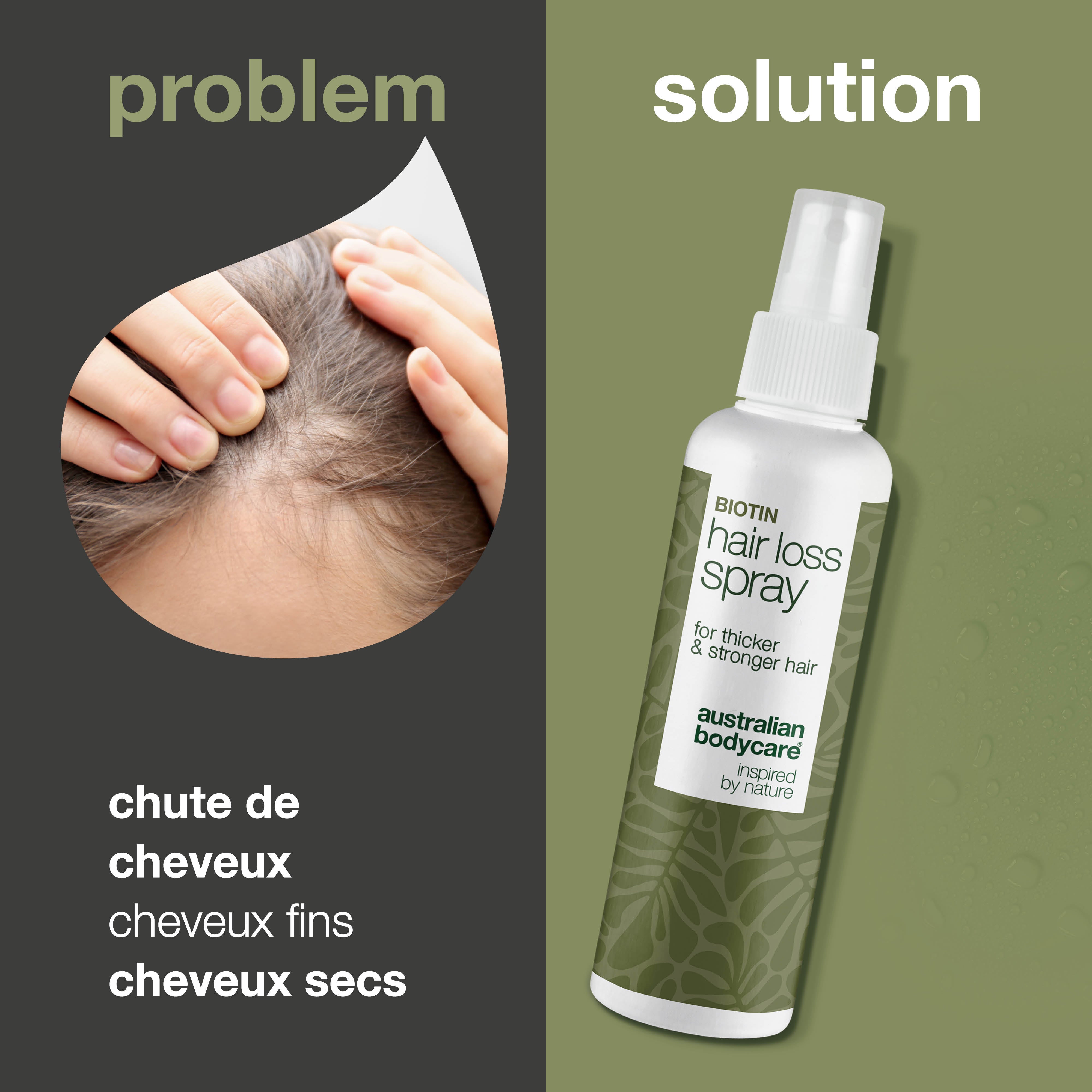 Spray capillaire cheveux fins réduit la casse, renforce et apporte du volume. Avec caféine, Capilia Longa, extrait d’amarante, panthénol et arginine.