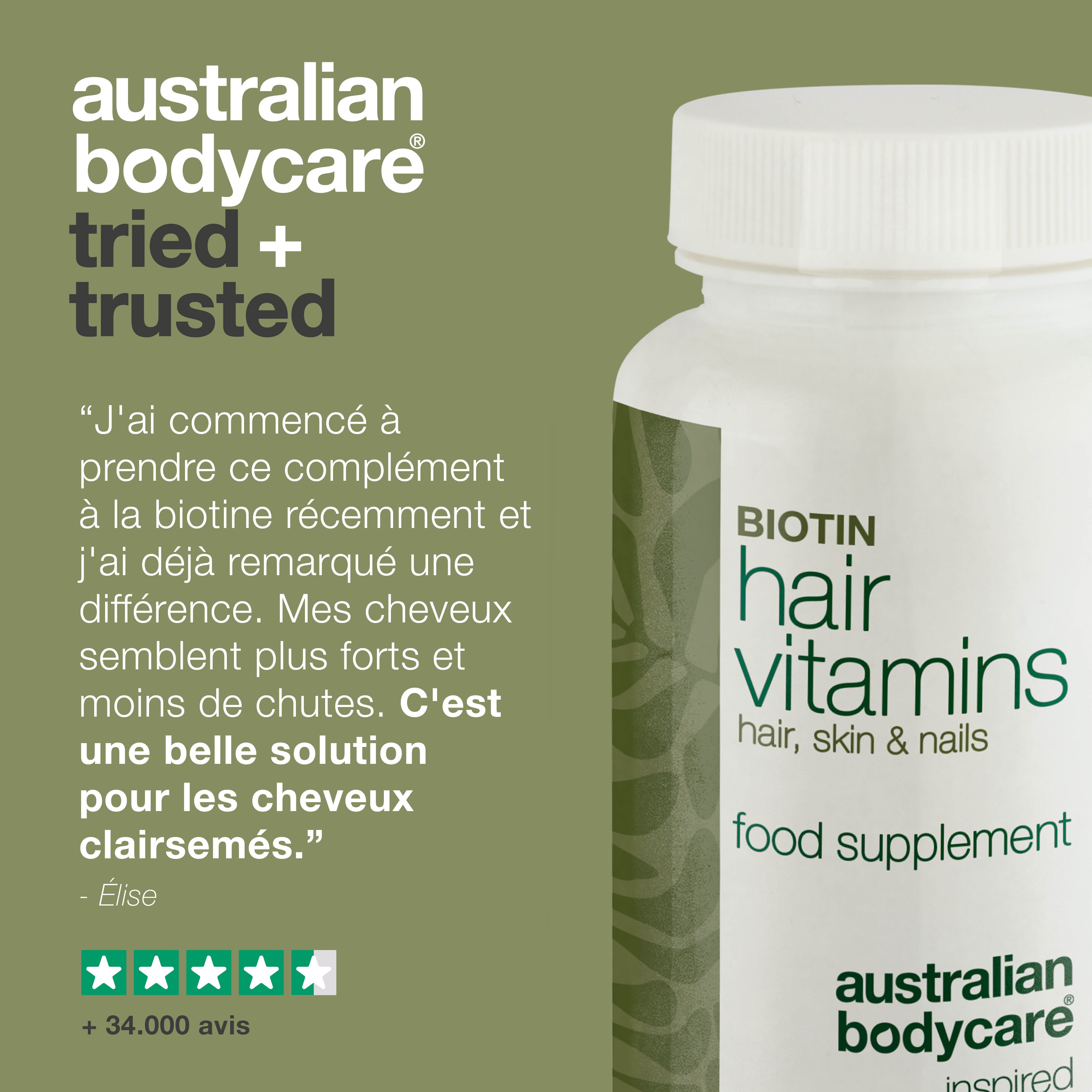 Vitamines capillaires avec biotine — La biotine pour des cheveux beaux et sains