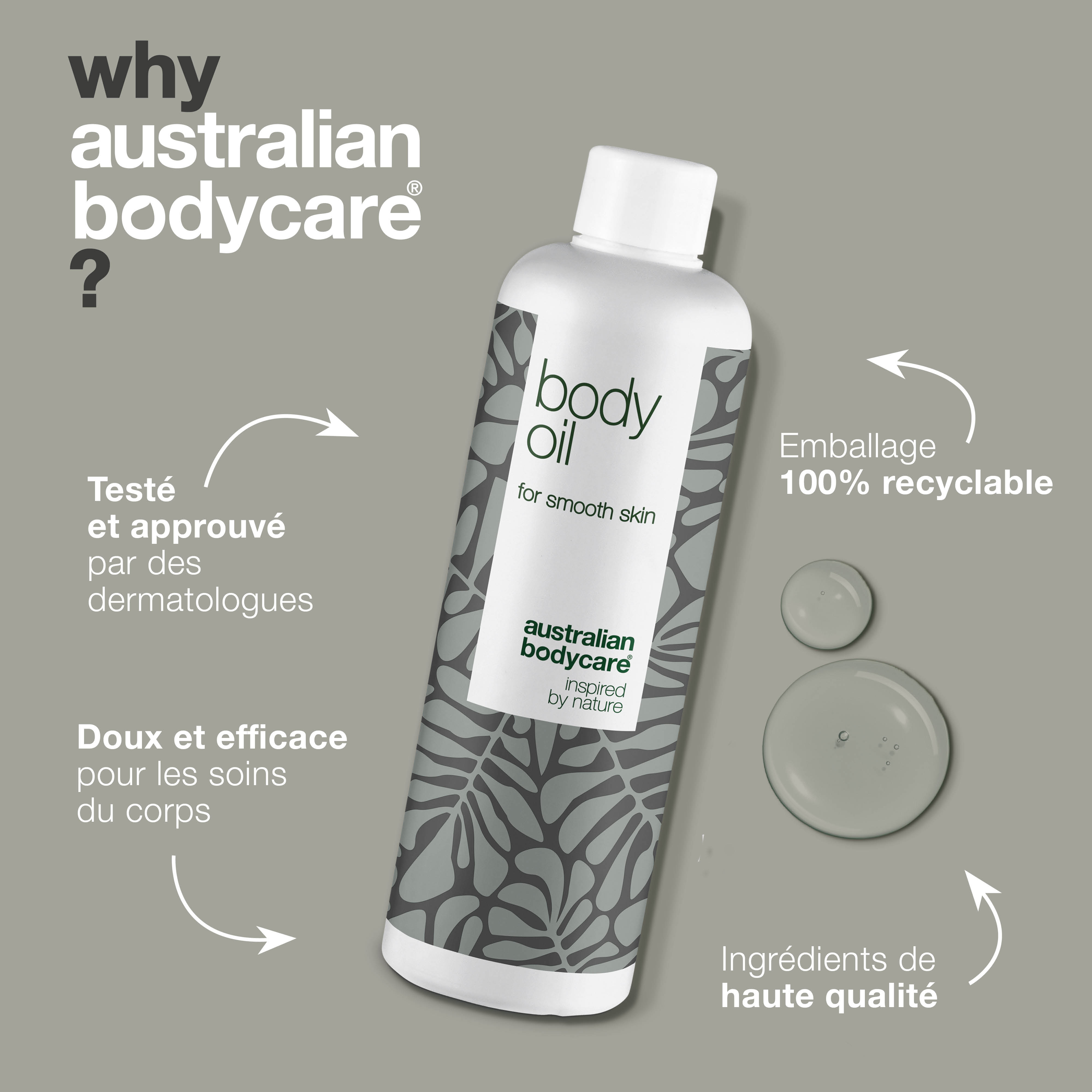 Body Oil – Réduit vergetures, cicatrices et taches pigmentaires — Body Oil réduit vergetures, cicatrices et taches. Avec huile d’amande, squalane et vitamine E, il hydrate et adoucit la peau.