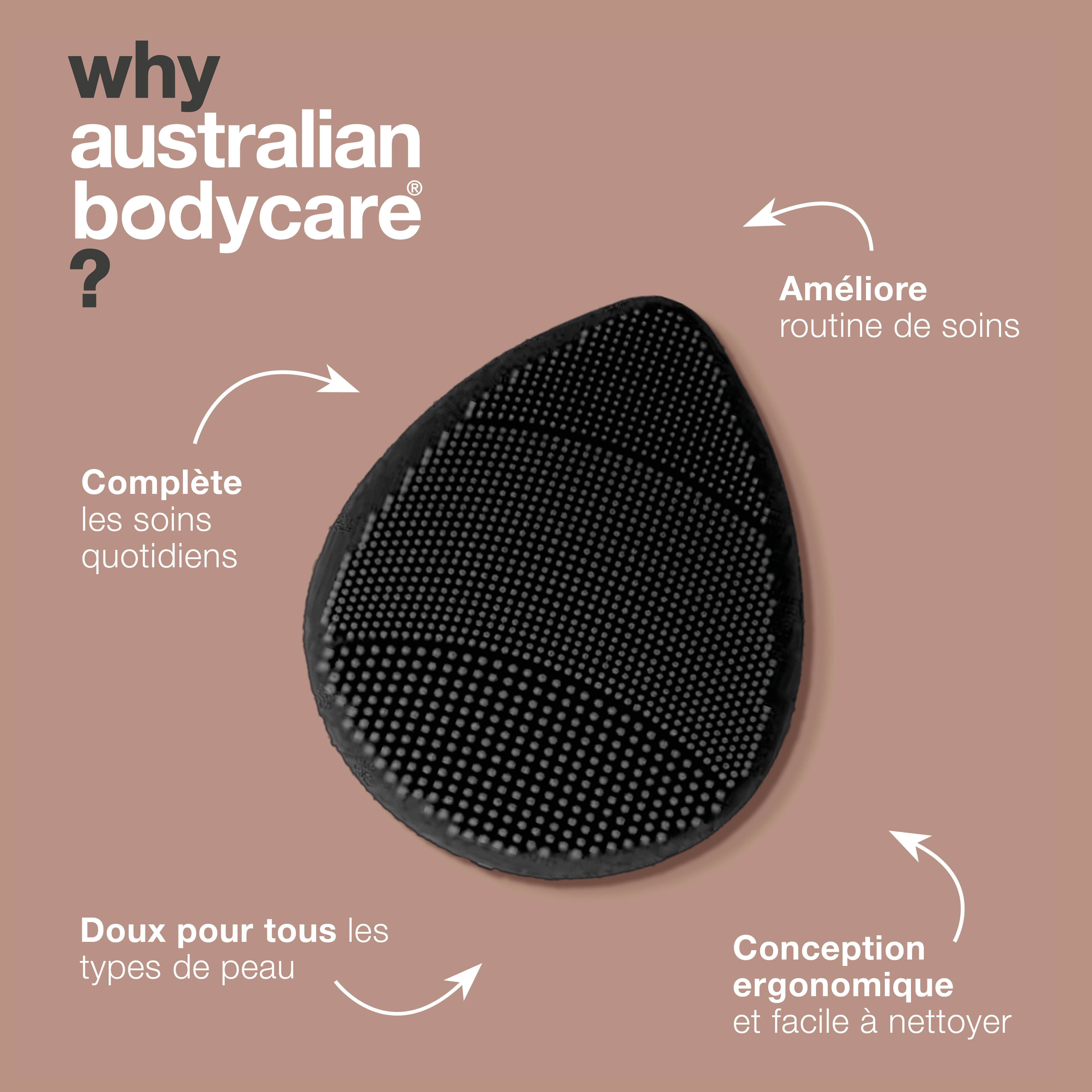 Brosse nettoyante pour le visage pour l'exfoliation — Face Scrubber pour le nettoyage et l'exfoliation quotidiens du visage