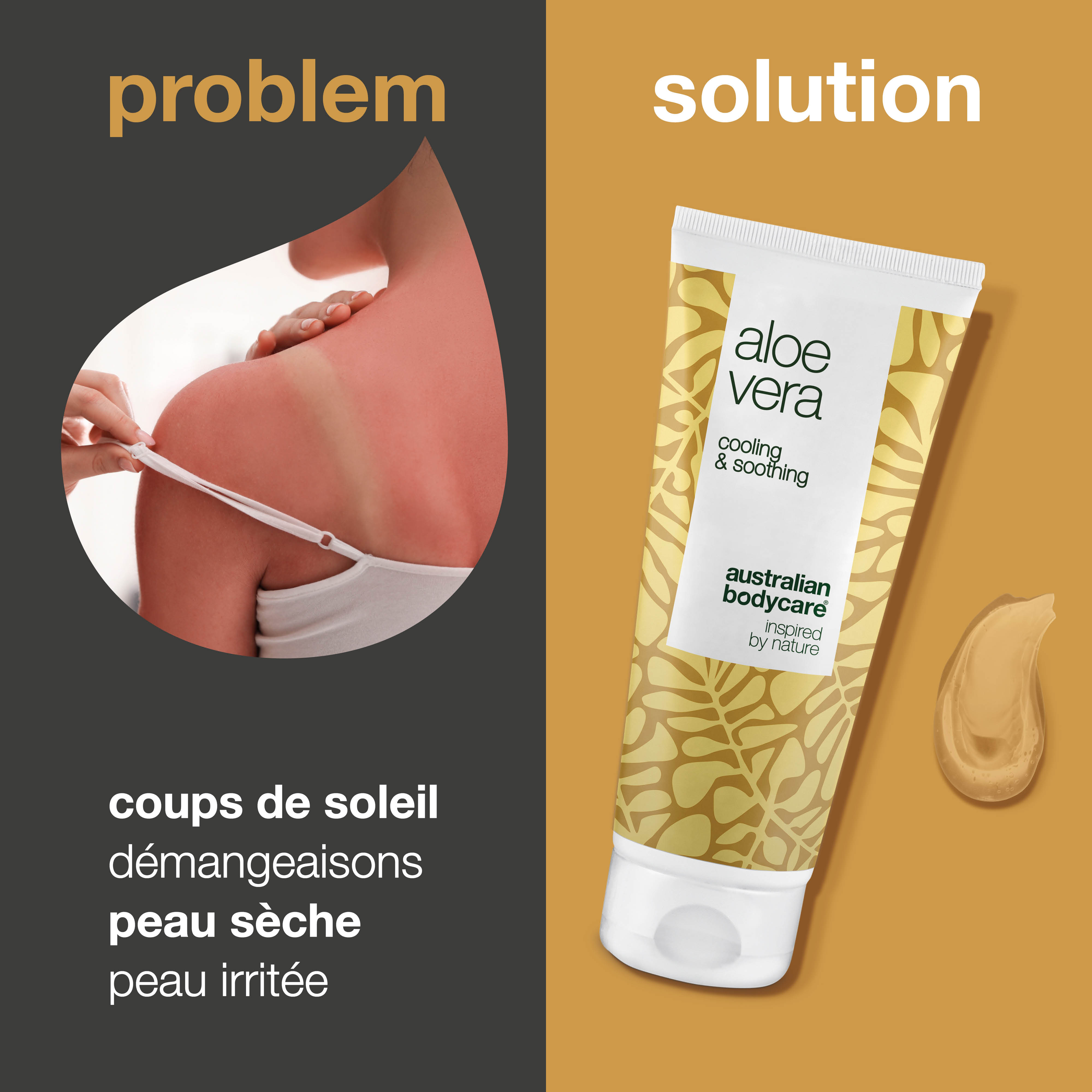Gel d'Aloe Vera Bio – Soin hydratant et rafraîchissant pour la peau – Le gel d'Aloe Vera Bio hydrate et rafraîchit la peau sèche et exposée au soleil. Formule non grasse à absorption rapide pour les soins quotidiens de la peau.