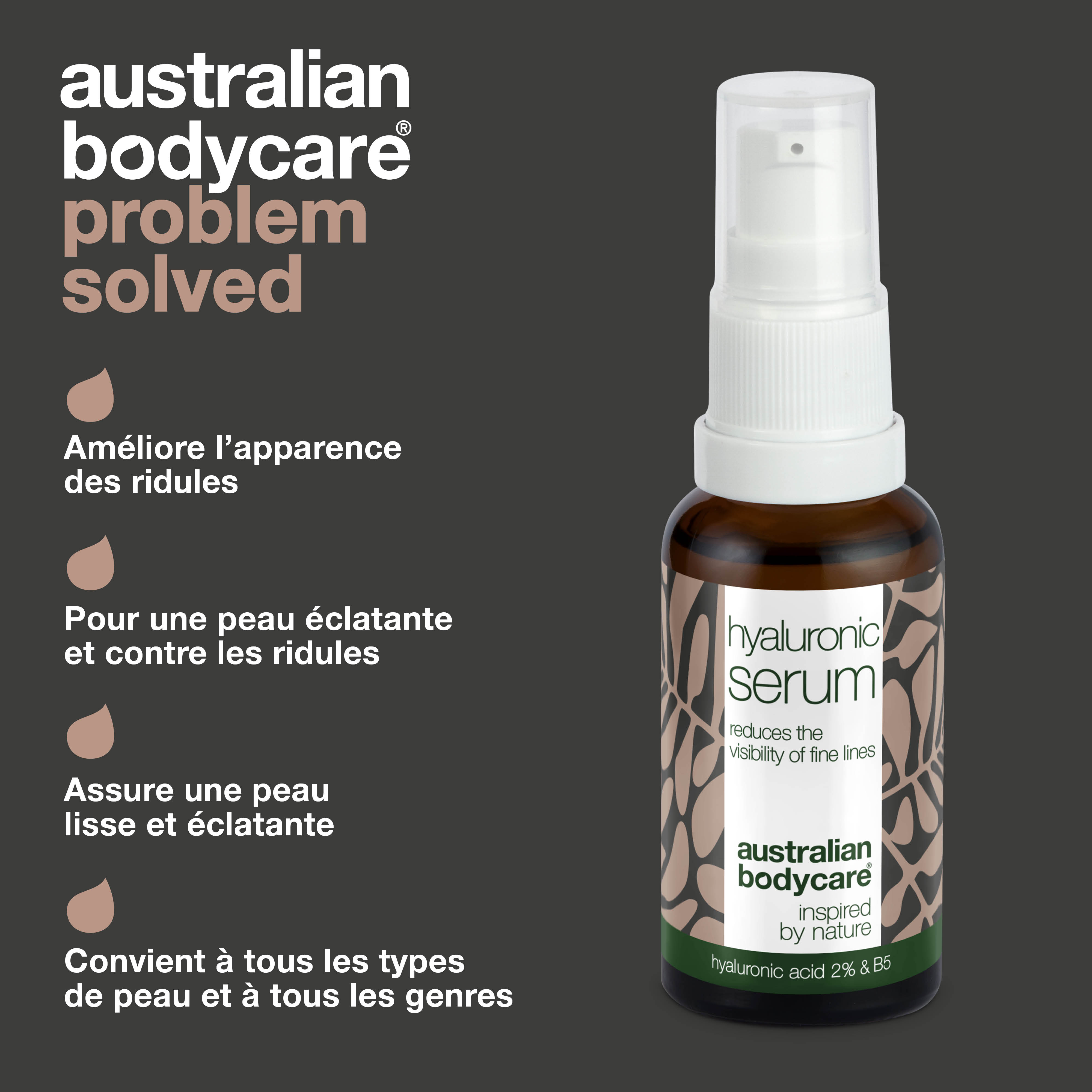 Sérum visage pour une peau radieuse et des ridules — Hydratation et éclat quotidiens. Réduit les ridules et la sécheresse grâce à des actifs naturels. Convient aux peaux sensibles ou matures.