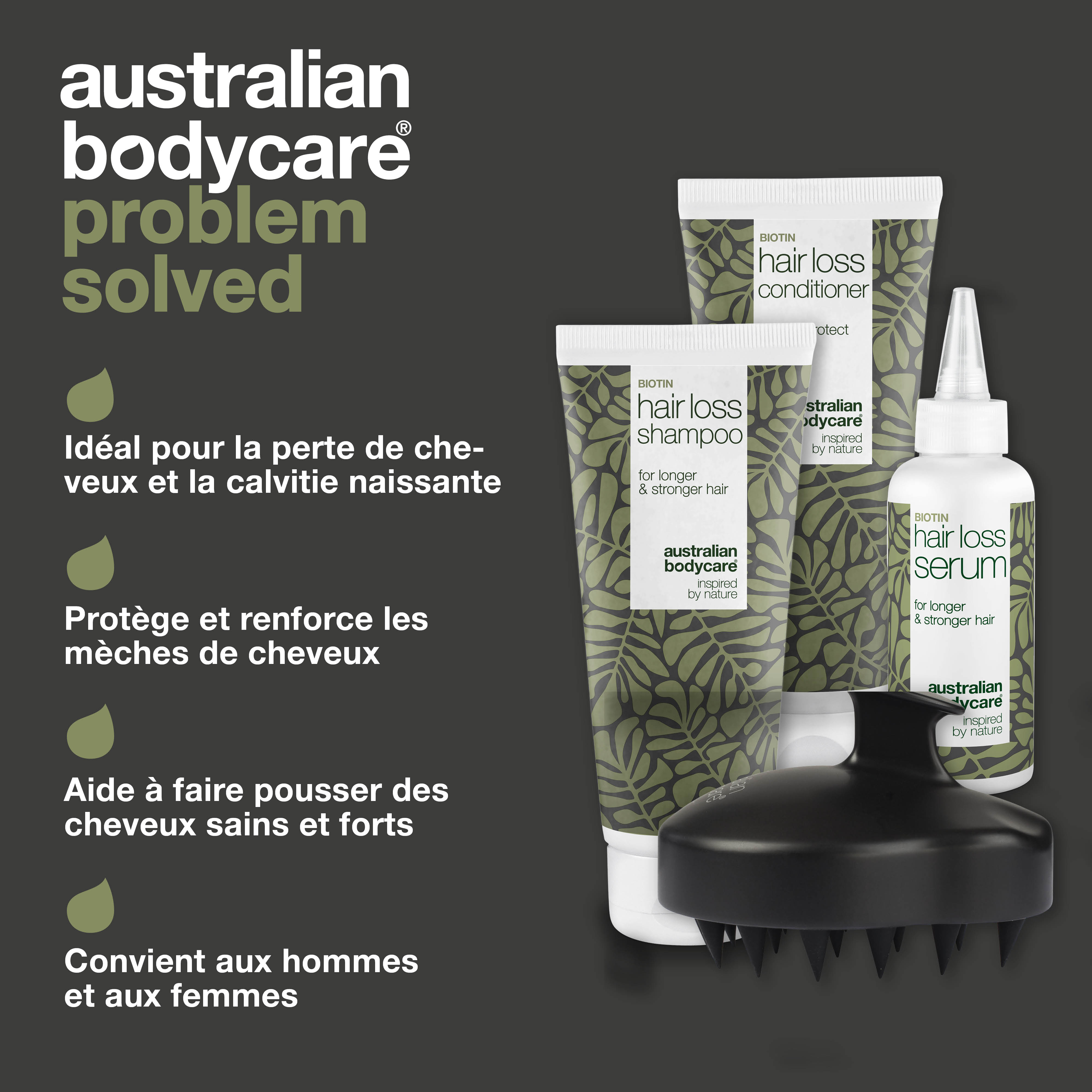 Le kit ultime contre la chute des cheveux — 4 produits pour la chute et la perte de cheveux