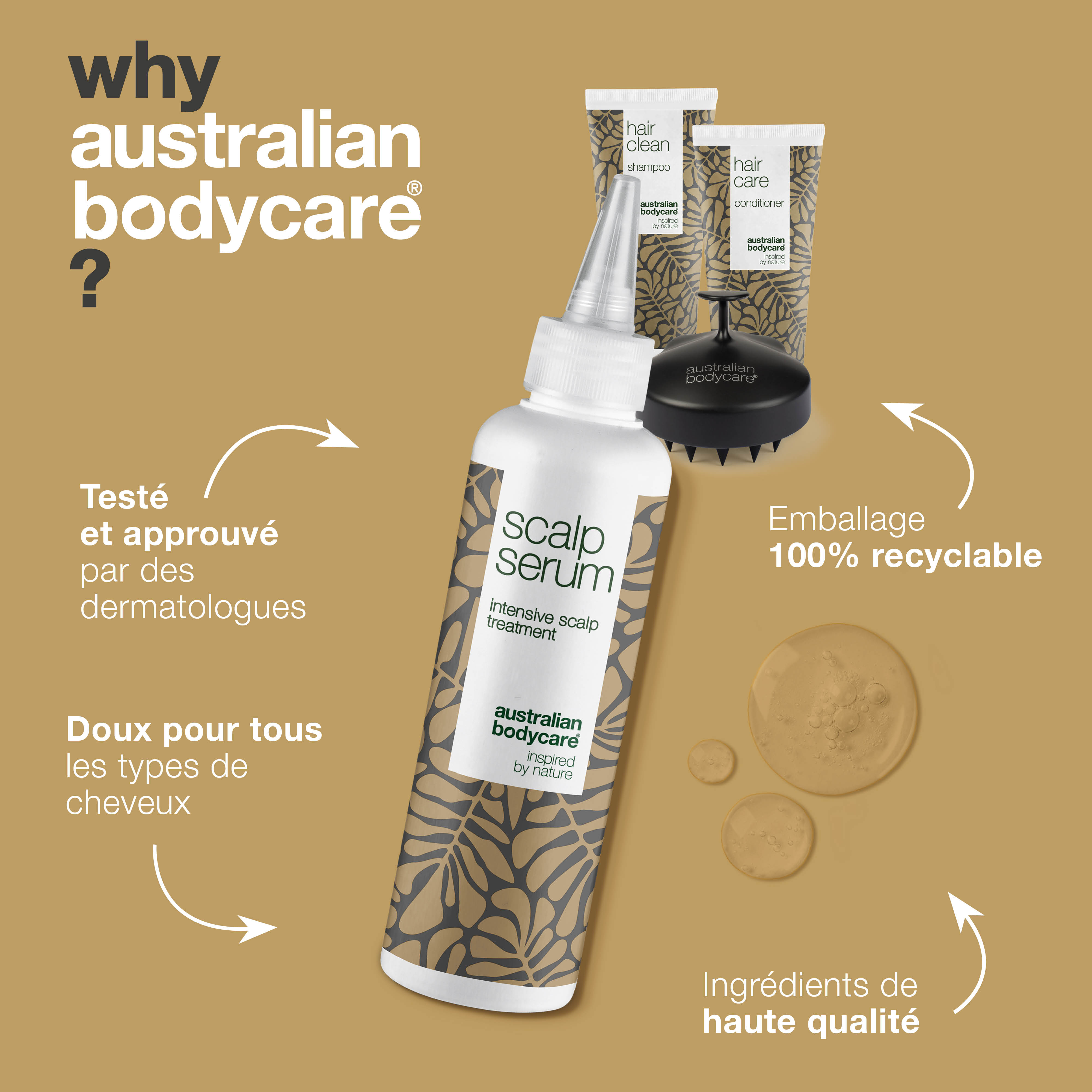Le kit ultime de soins du cuir chevelu — 4 produits pour les pellicules, les cheveux gras et le cuir chevelu sec ou qui démange