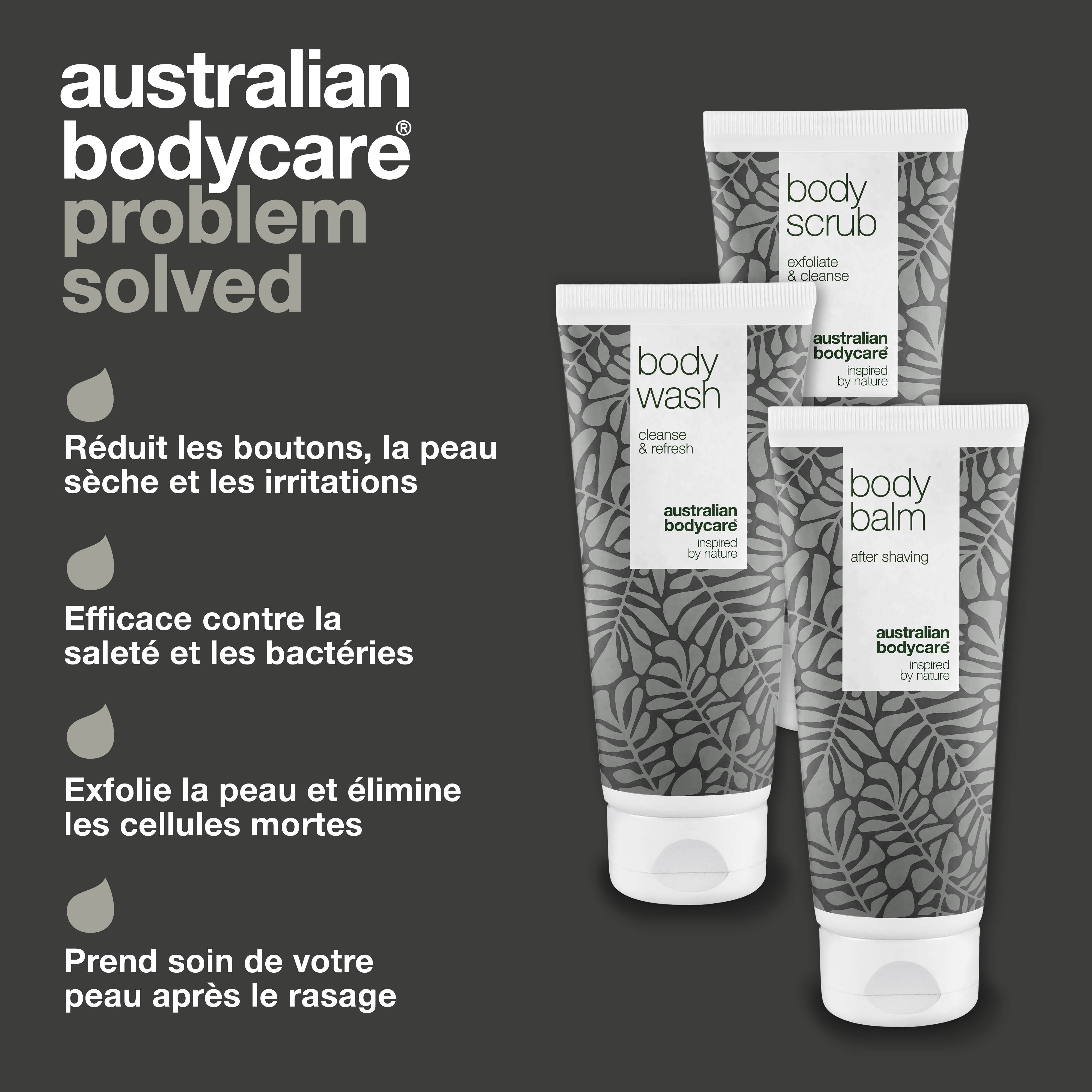 Kit pour rasage des jambes — 3 produits prévenant les rougeurs causées par le rasage et l'épilation