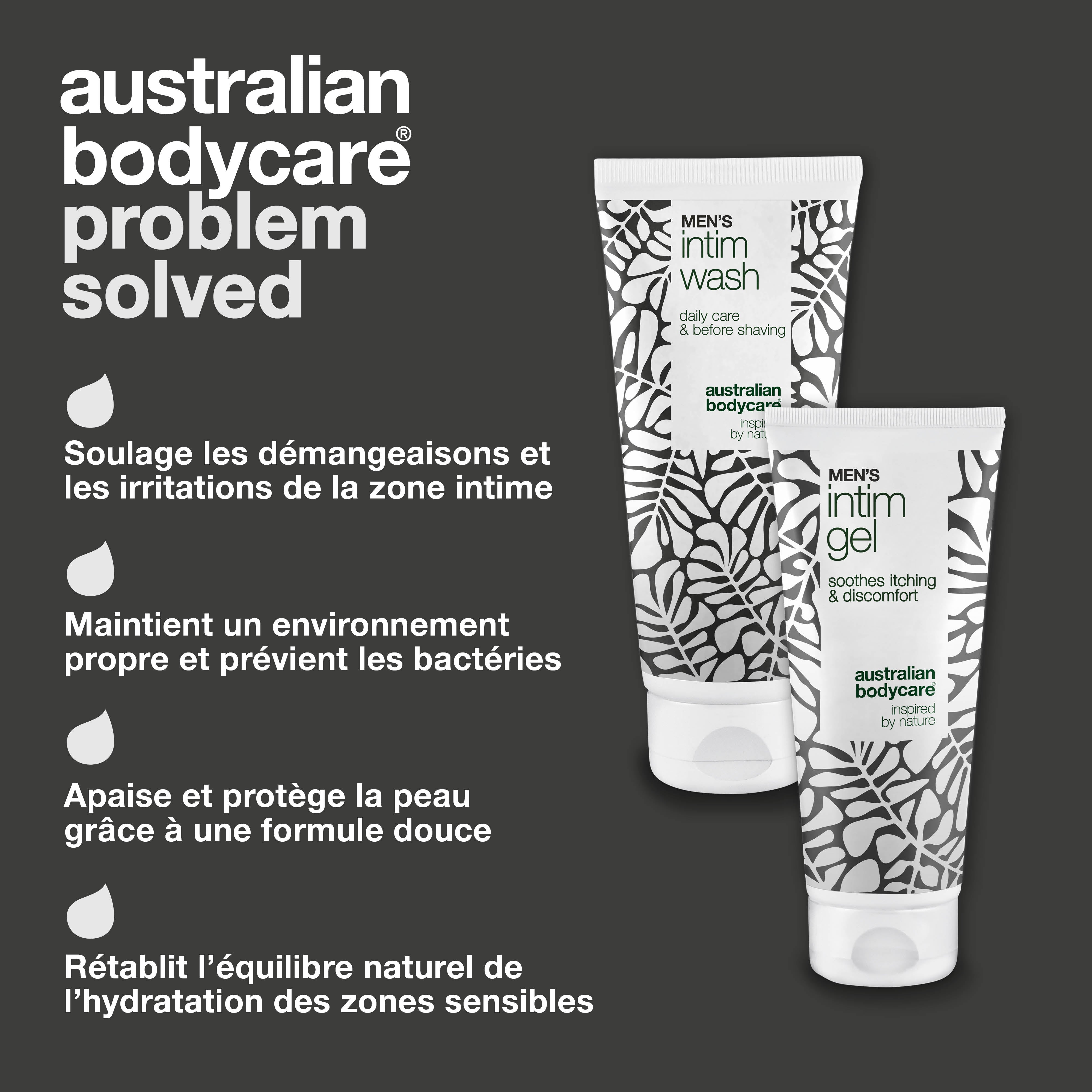 Gel et savon contre l'irritation due à l’eczéma marginé de Hebra — Contre les démangeaisons au niveau du pénis et du vagin et l'eczéma marginé.