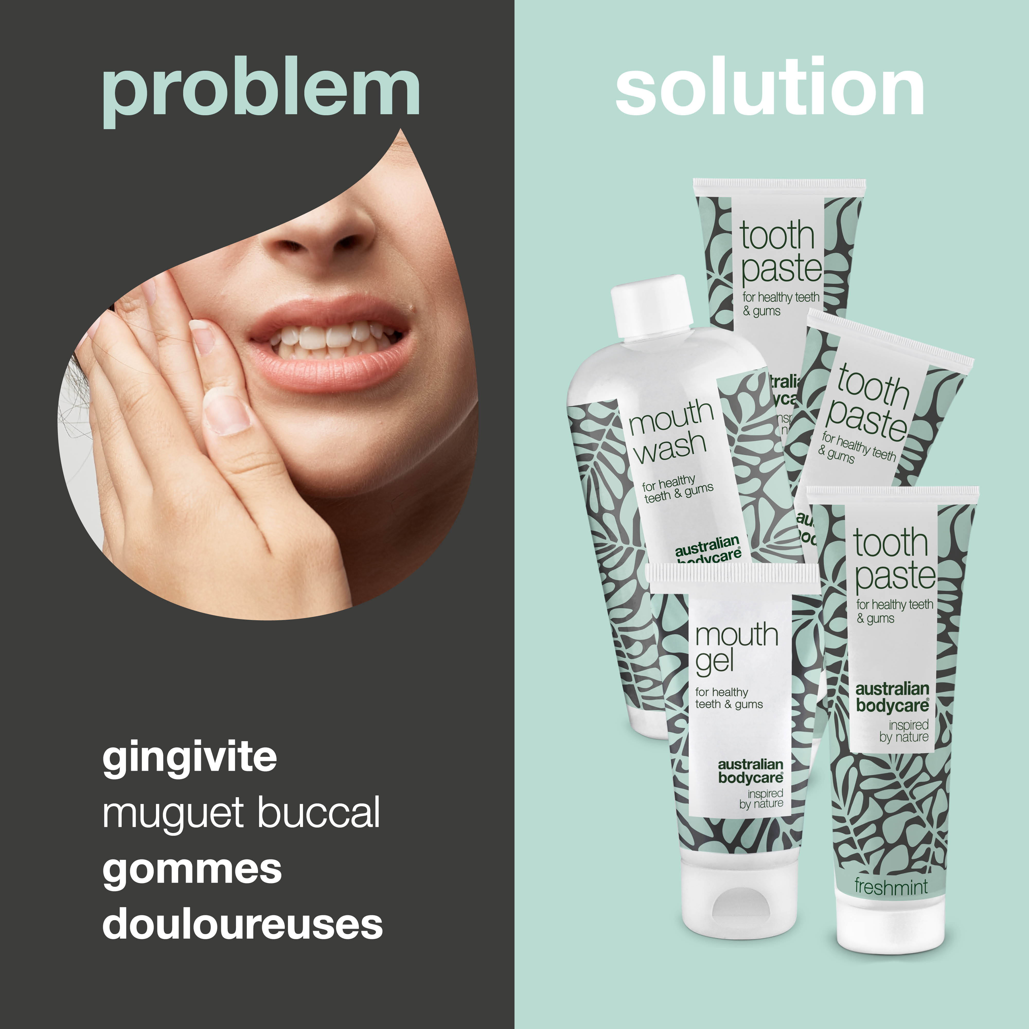 5 produits à base d'huile d'arbre à thé pour une bonne hygiène bucco-dentaire — Produits bucco-dentaires pour le soin quotidien de la gingivite et du muguet buccal