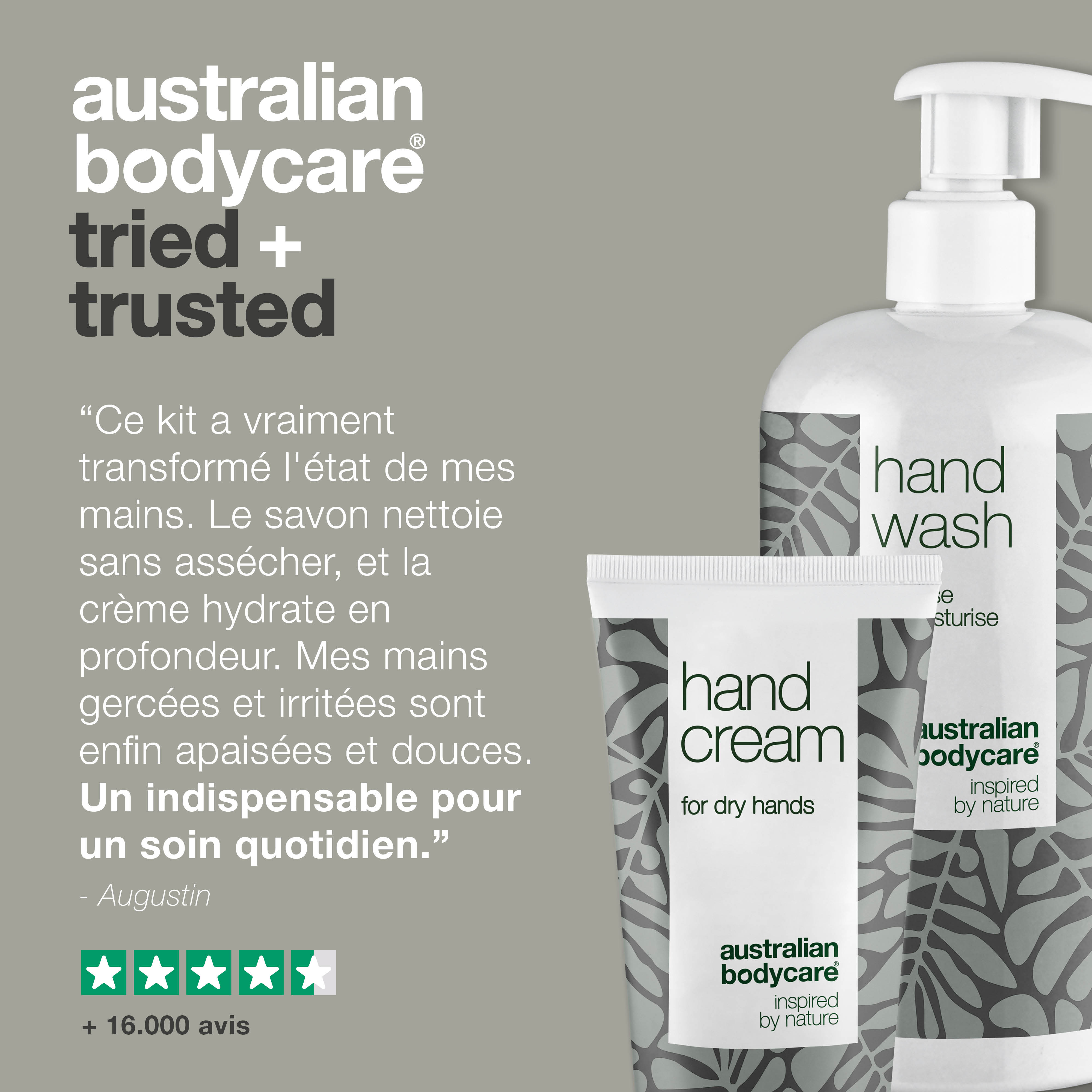 Kit contre les démangeaisons des mains à peau sèche et mains douloureuses — Savon et crème pour les mains pour les mains gercées et sèches