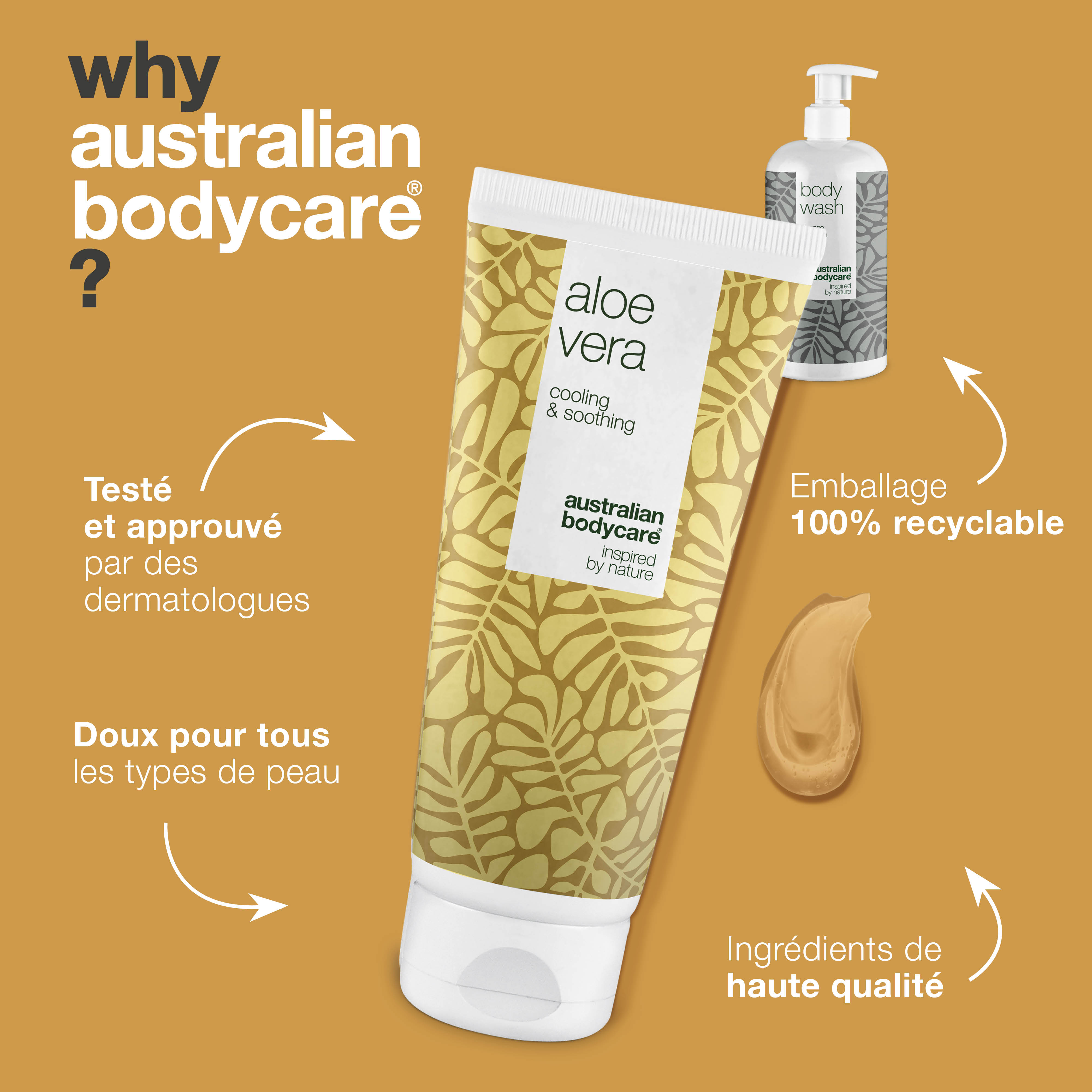 2 produits contre les éruptions cutanées — Produits corporels apaisants et calmants pour soigner la chaleur épineuse