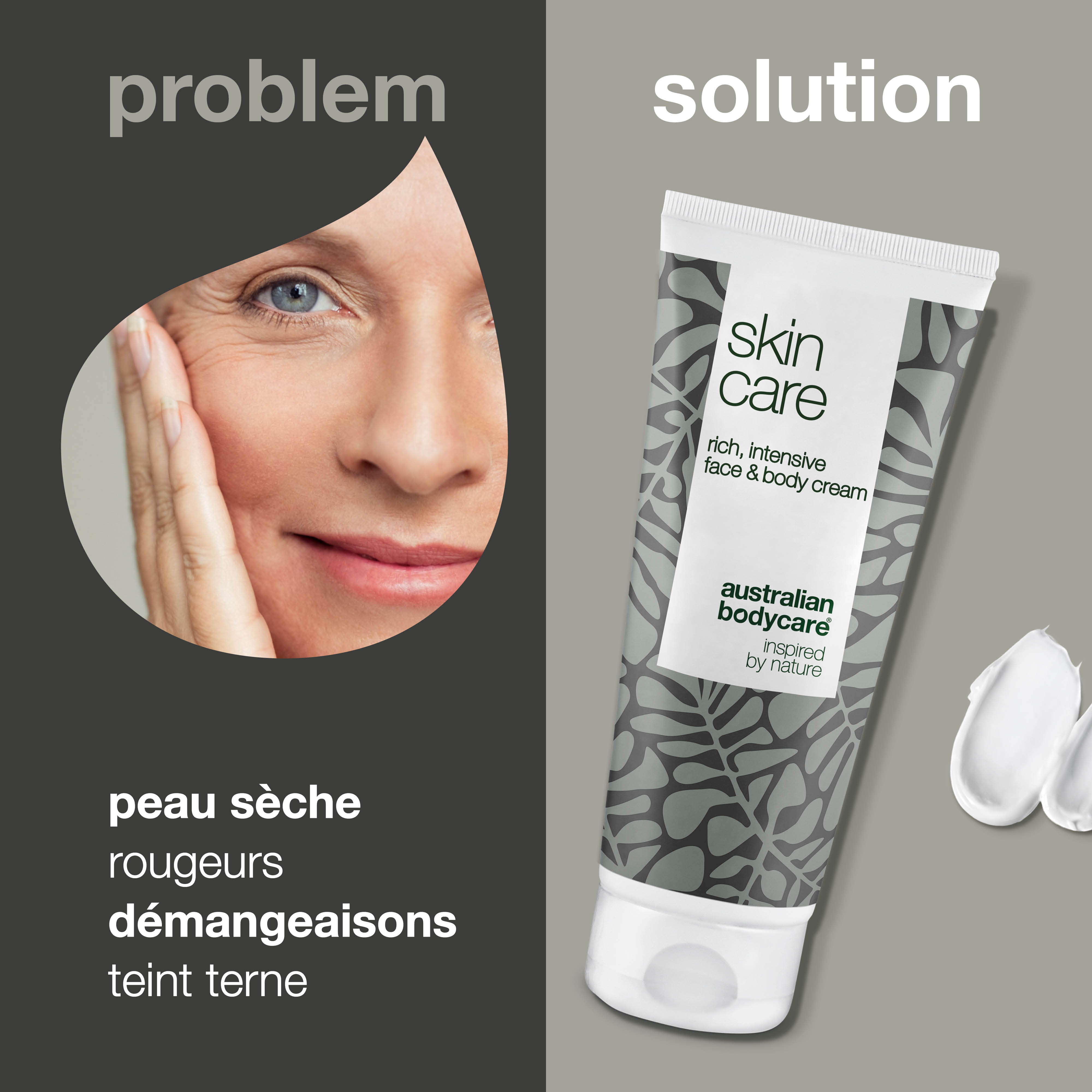 Crème de soin pour peaux très sèches — Crème multi-usages apaisante et hydratante pour le visage et le corps