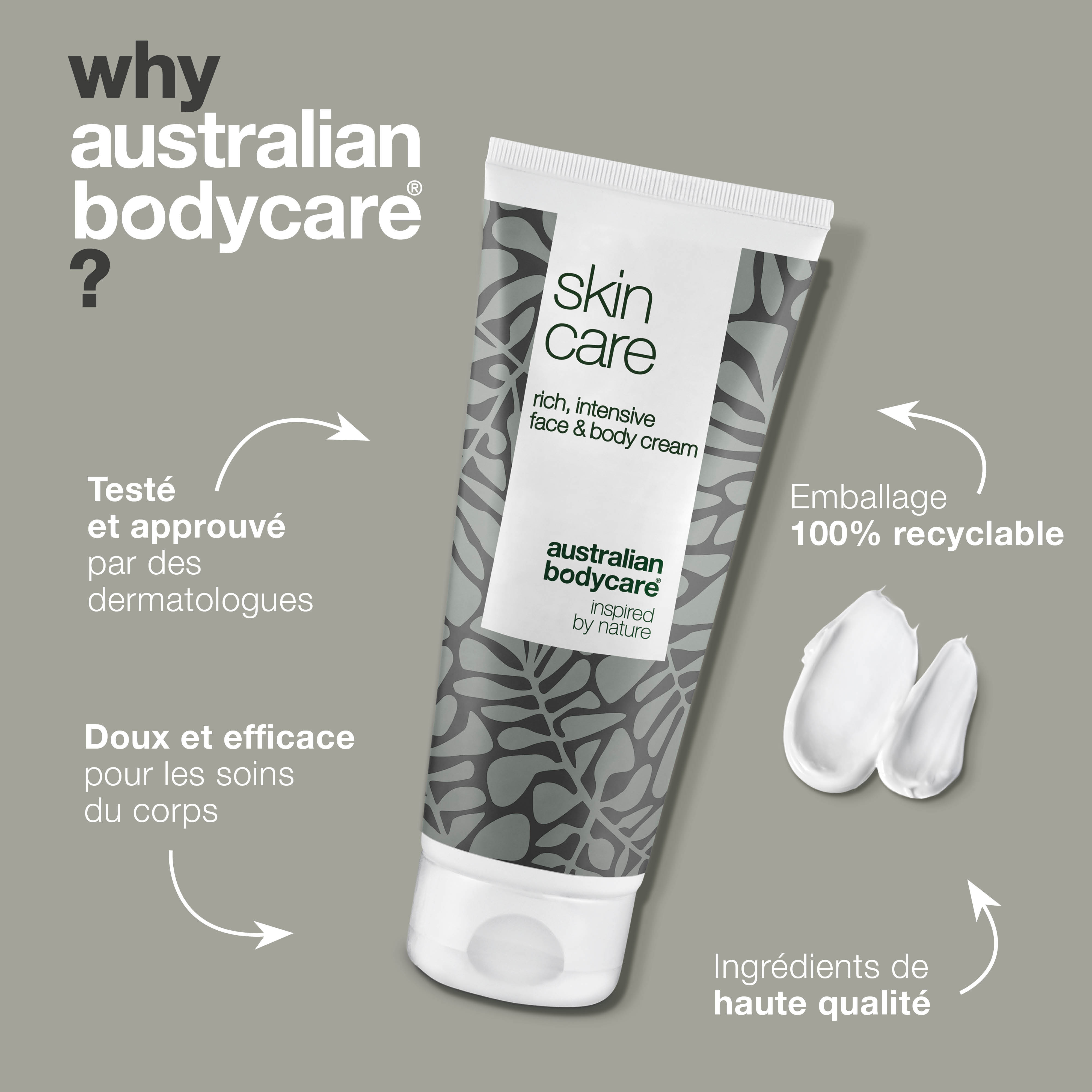 Crème de soin pour peaux très sèches — Crème multi-usages apaisante et hydratante pour le visage et le corps