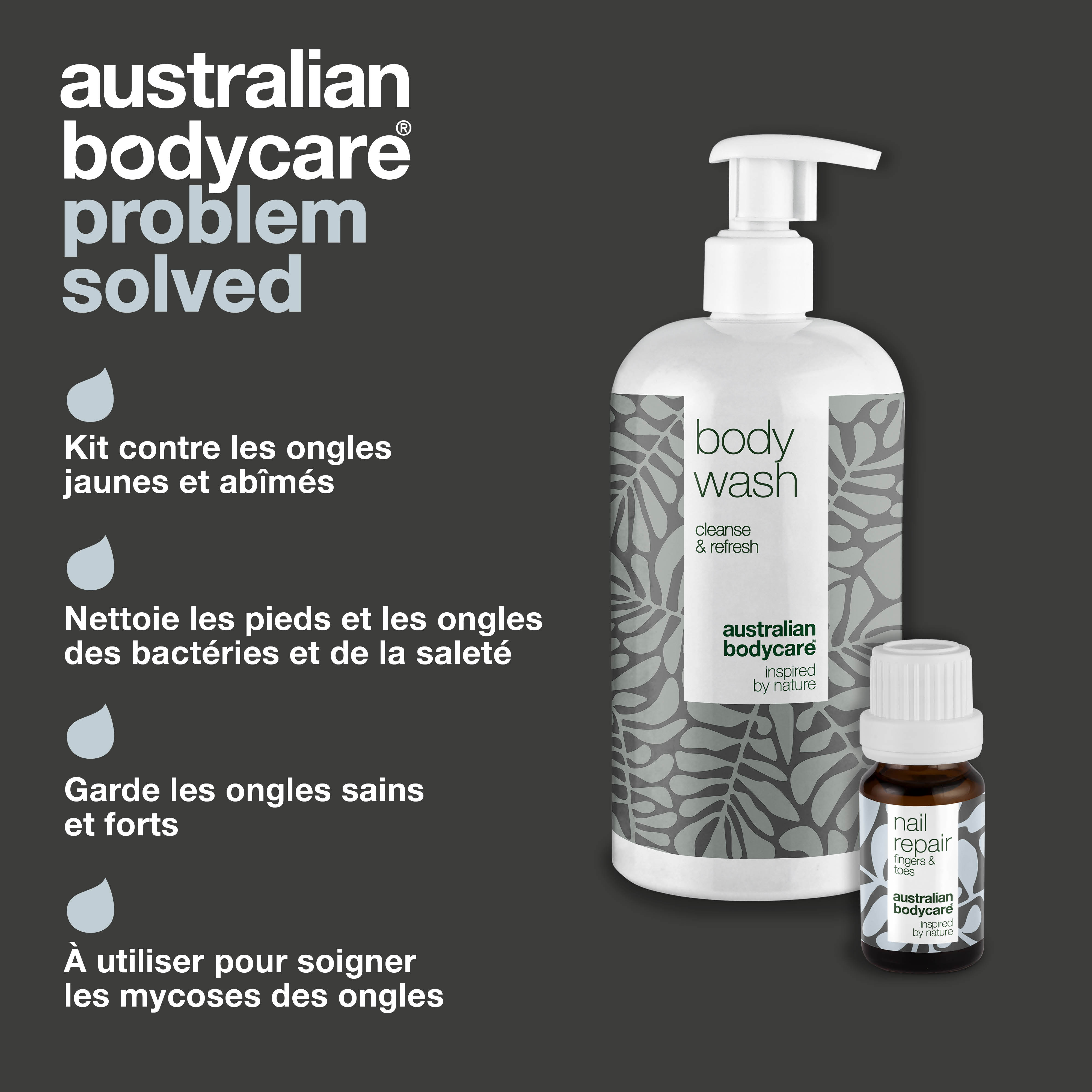 Soins des ongles pour les ongles jaunes et les mycoses des ongles — 2 produits pour les ongles jaunes et les mycoses des ongles