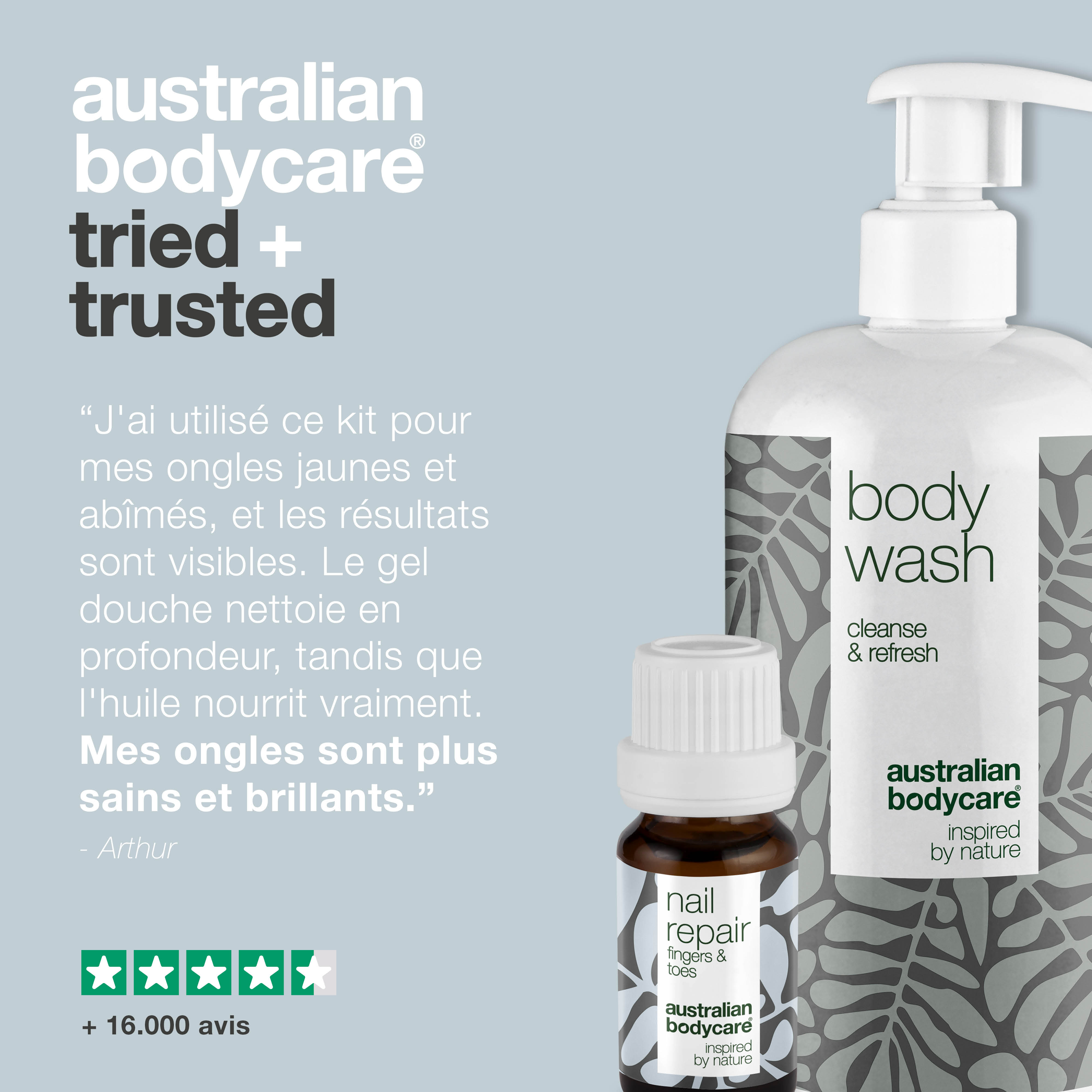 Soins des ongles pour les ongles jaunes et les mycoses des ongles — 2 produits pour les ongles jaunes et les mycoses des ongles