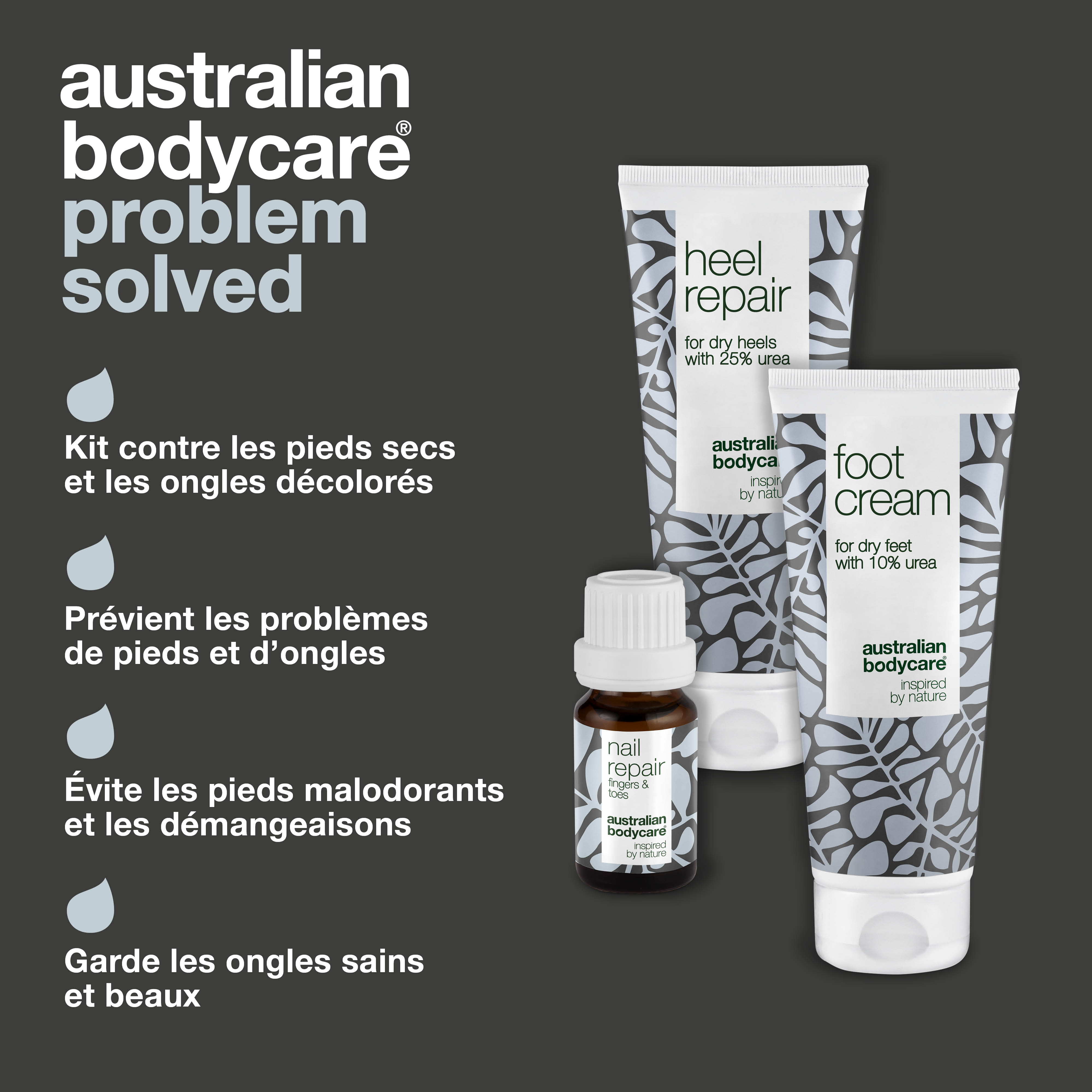Kit pieds et ongles — pour les callosités et les ongles décolorés
