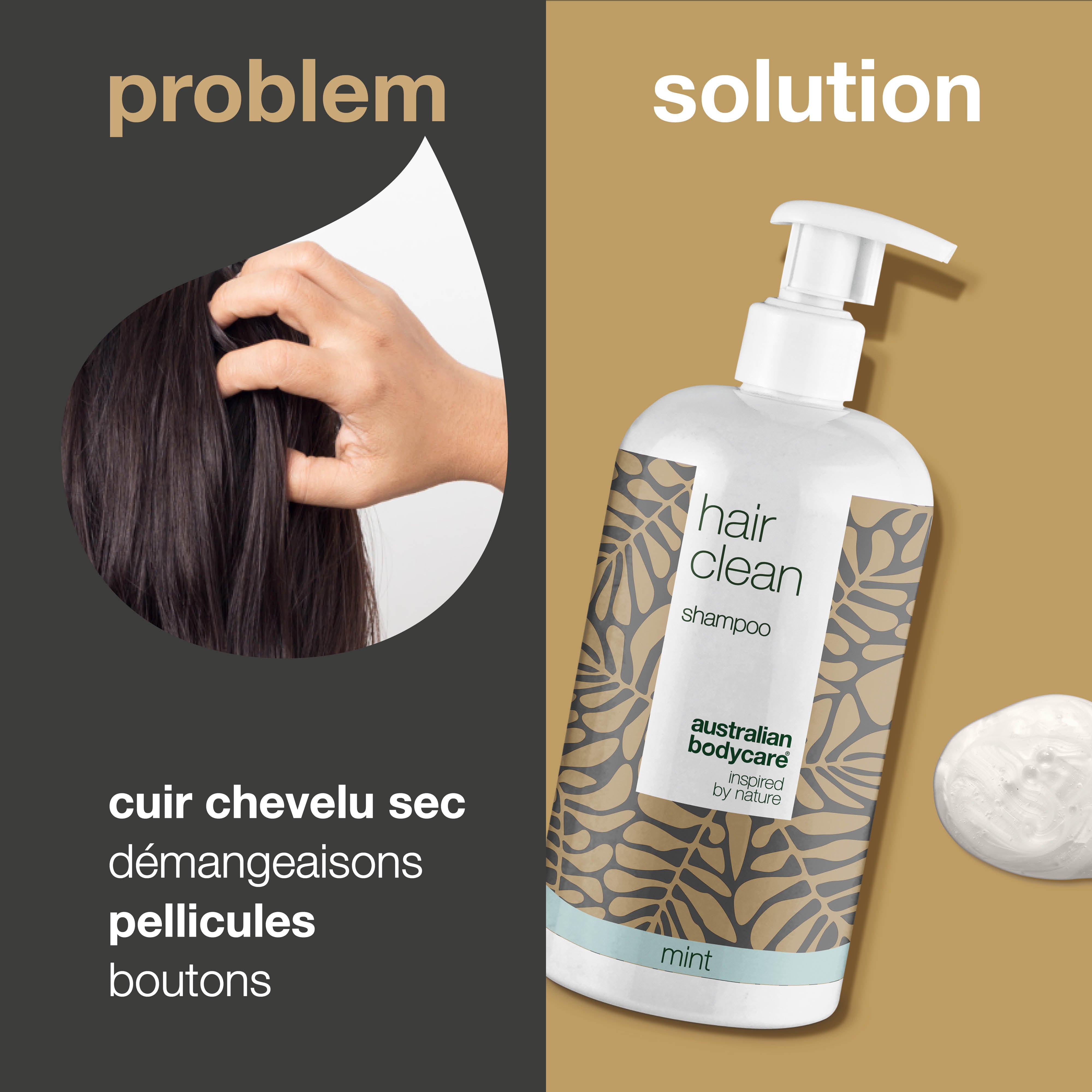 4 Shampooing pour 3 à l’huile de Tea Tree 500 ml Menthe - offre groupée — Offre groupée avec 4 shampooings (500 ml) : Huile de tea tree et menthe