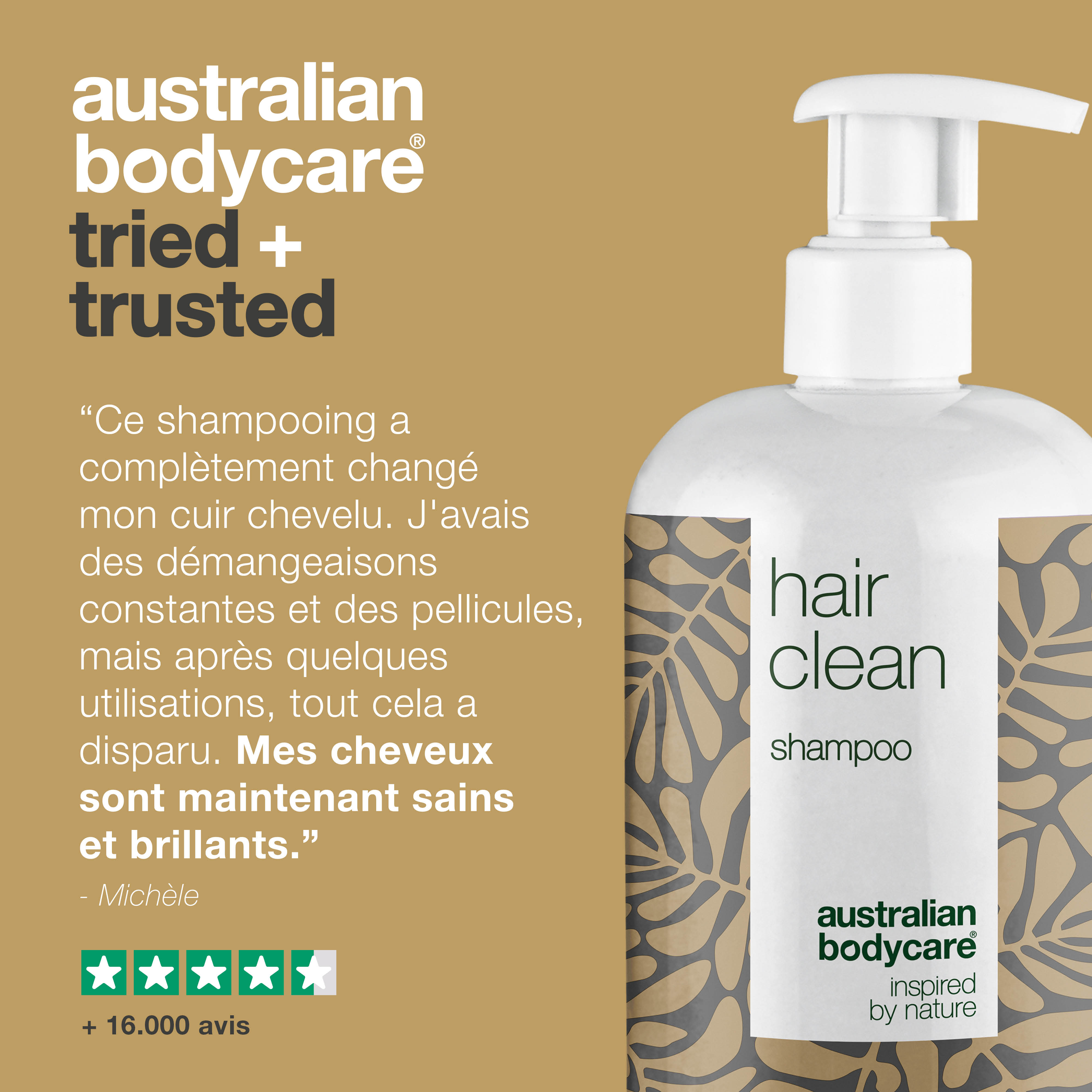 4 Shampooing pour 3 à l’huile de Tea Tree 500 ml Menthe - offre groupée — Offre groupée avec 4 shampooings (500 ml) : Huile de tea tree et menthe