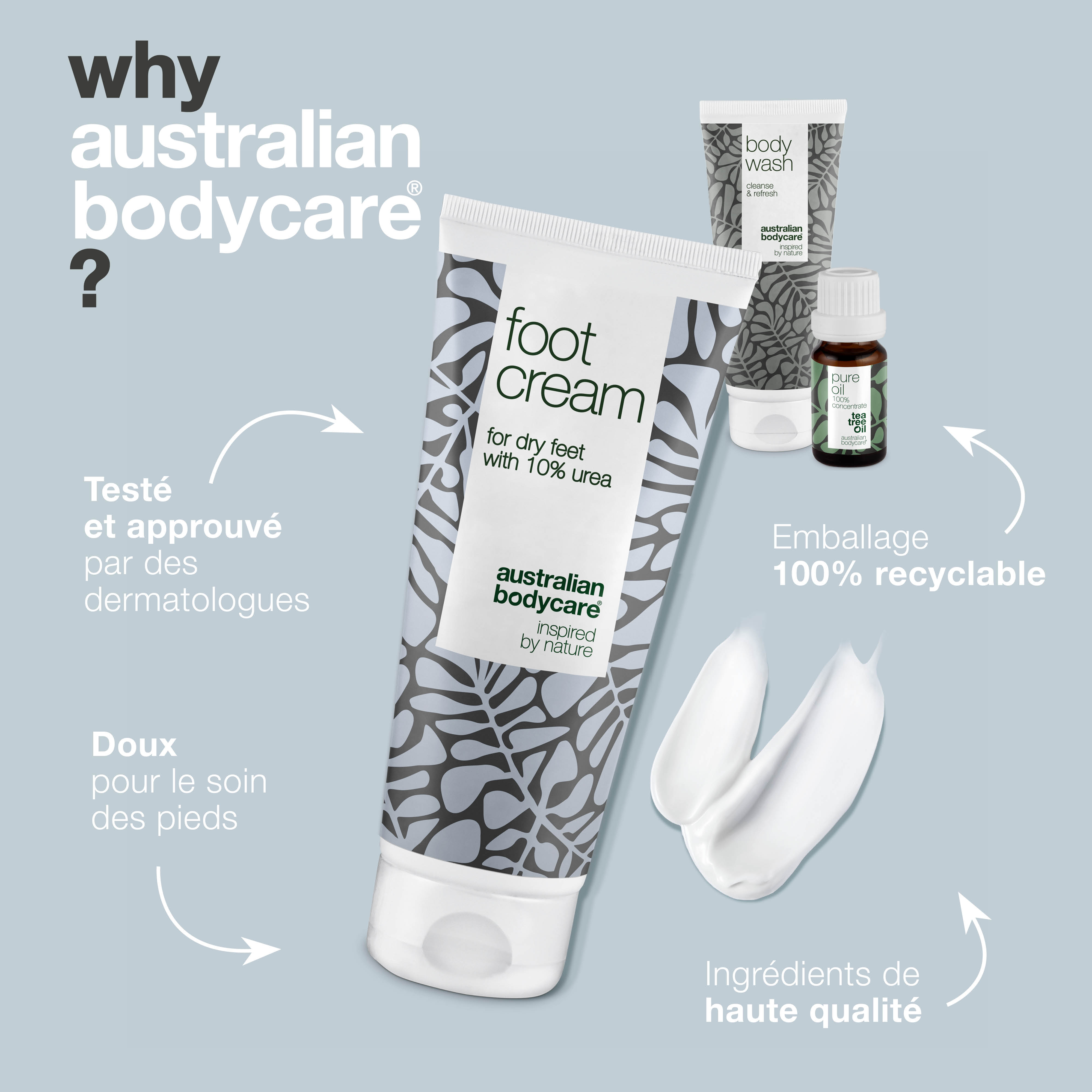 3 Produits pour la peau dure et les cors des pieds et des talons — Prévient et neutralise les fissures du talon, les cors, les callosités et la peau dure des pieds
