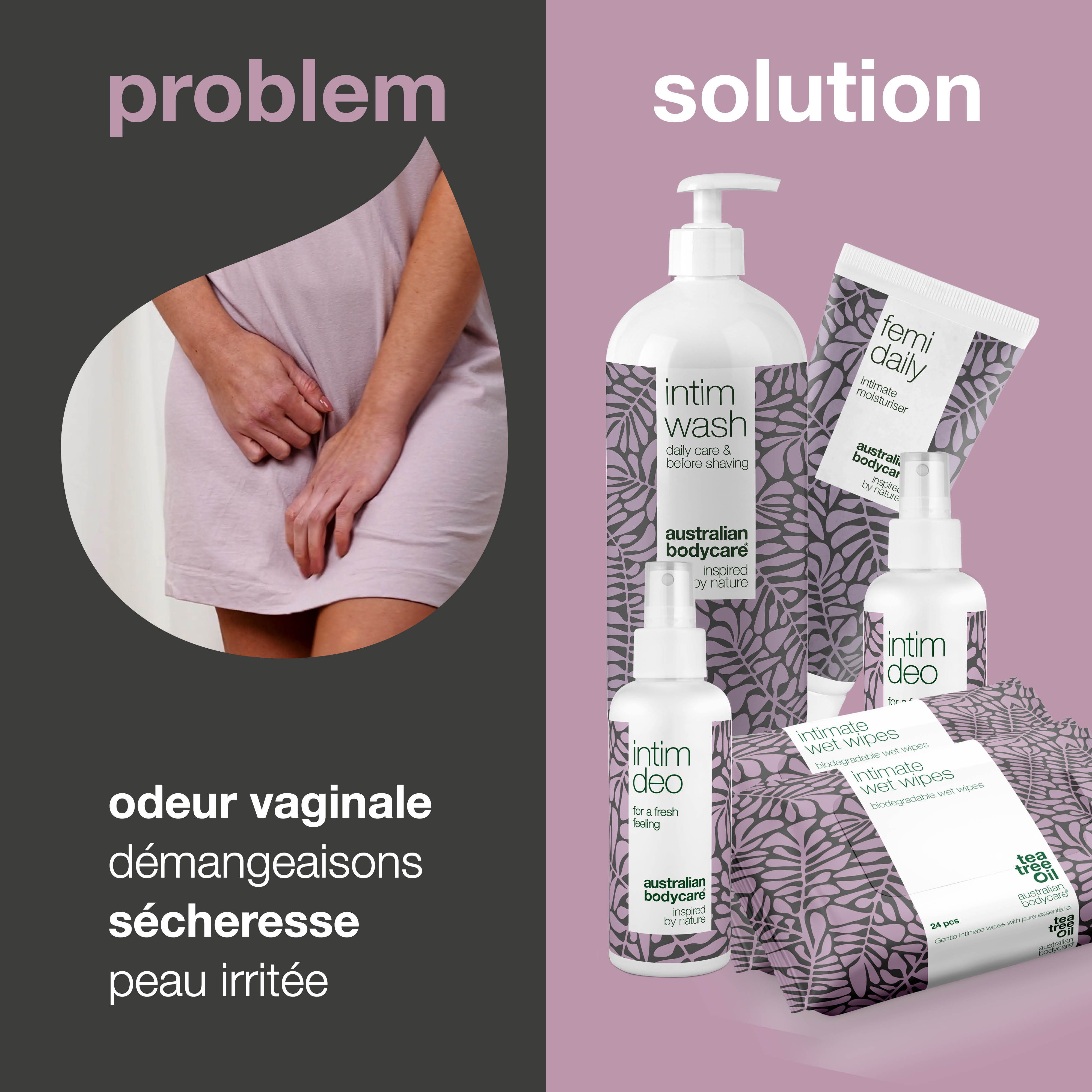 Kit XL pour odeur vaginale — Produits de soins intimes pour odeurs vaginales indésirables