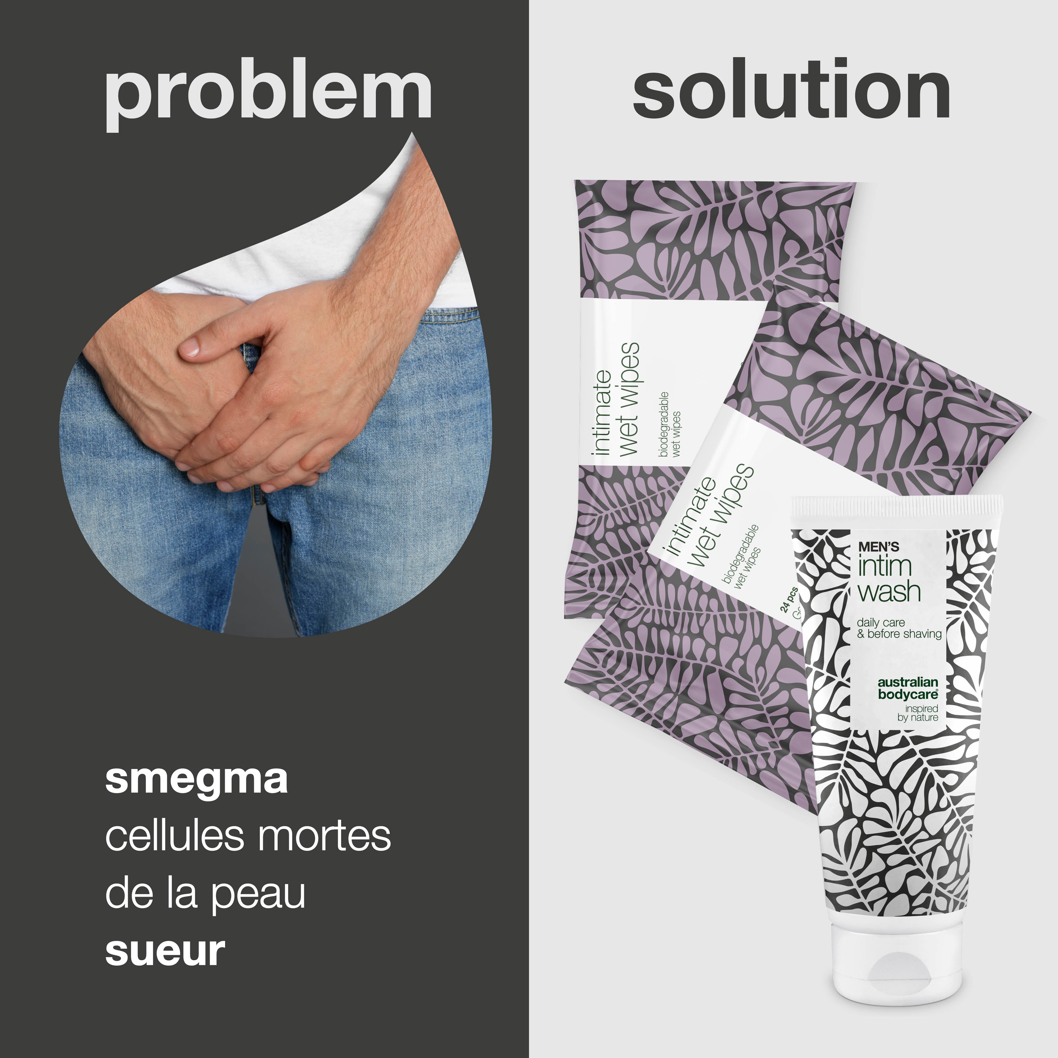 Pack de soins Smegma — Nettoie la zone intime et prévient le smegma