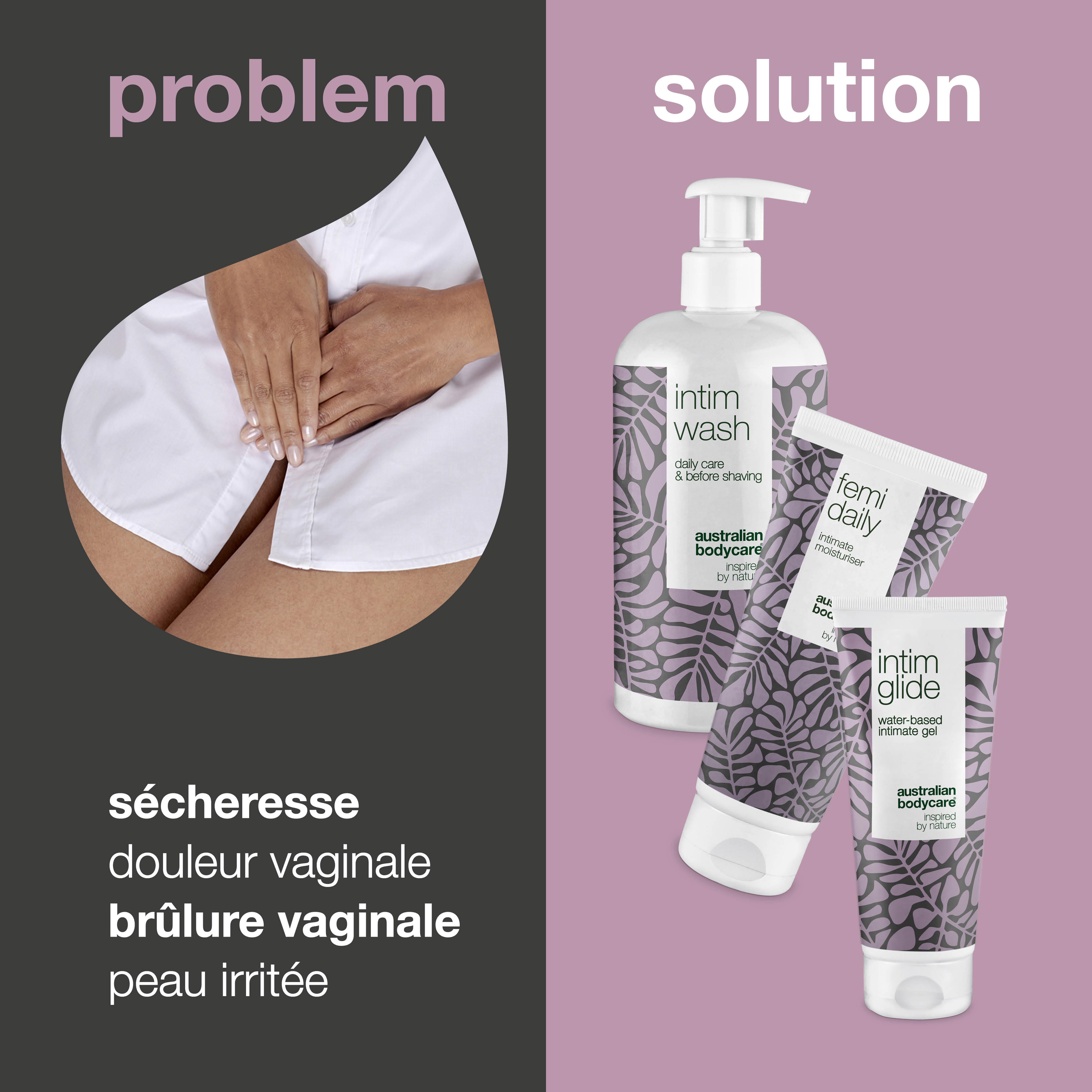 Kit de soins contre les douleurs après les rapports sexuels — 3 produits intimes pour soulager les inconforts intimes pendant les rapports sexuels