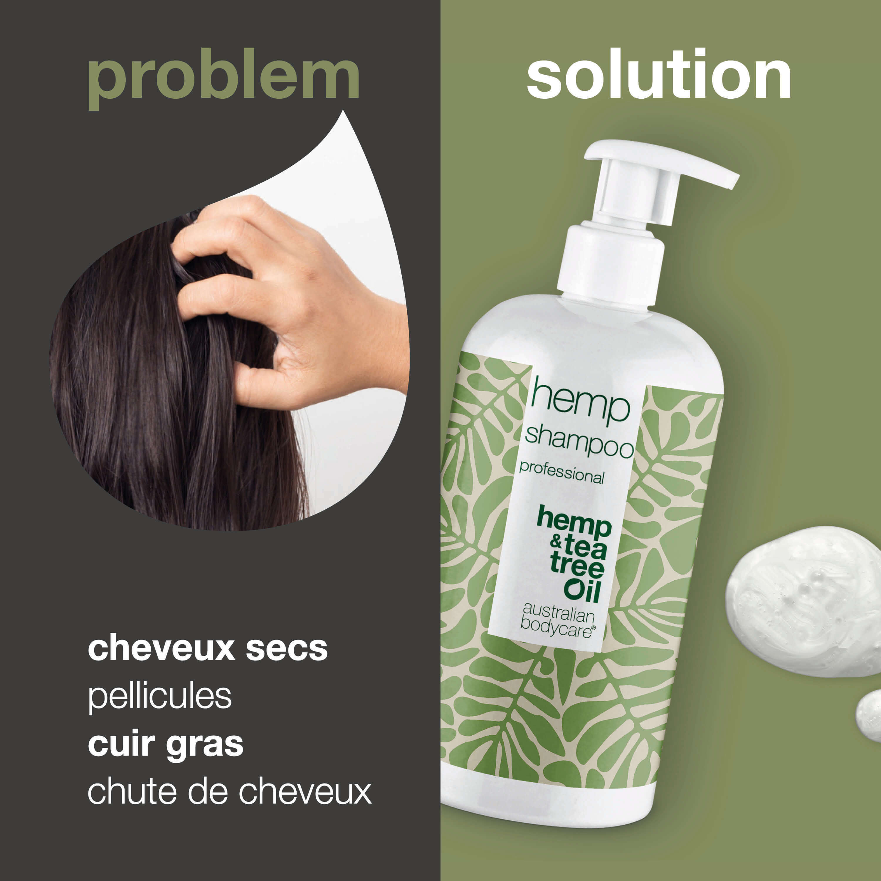 Shampooing au Chanvre – Obtenez des cheveux plus sains avec le shampooing au chanvre, hydratation et force au quotidien.