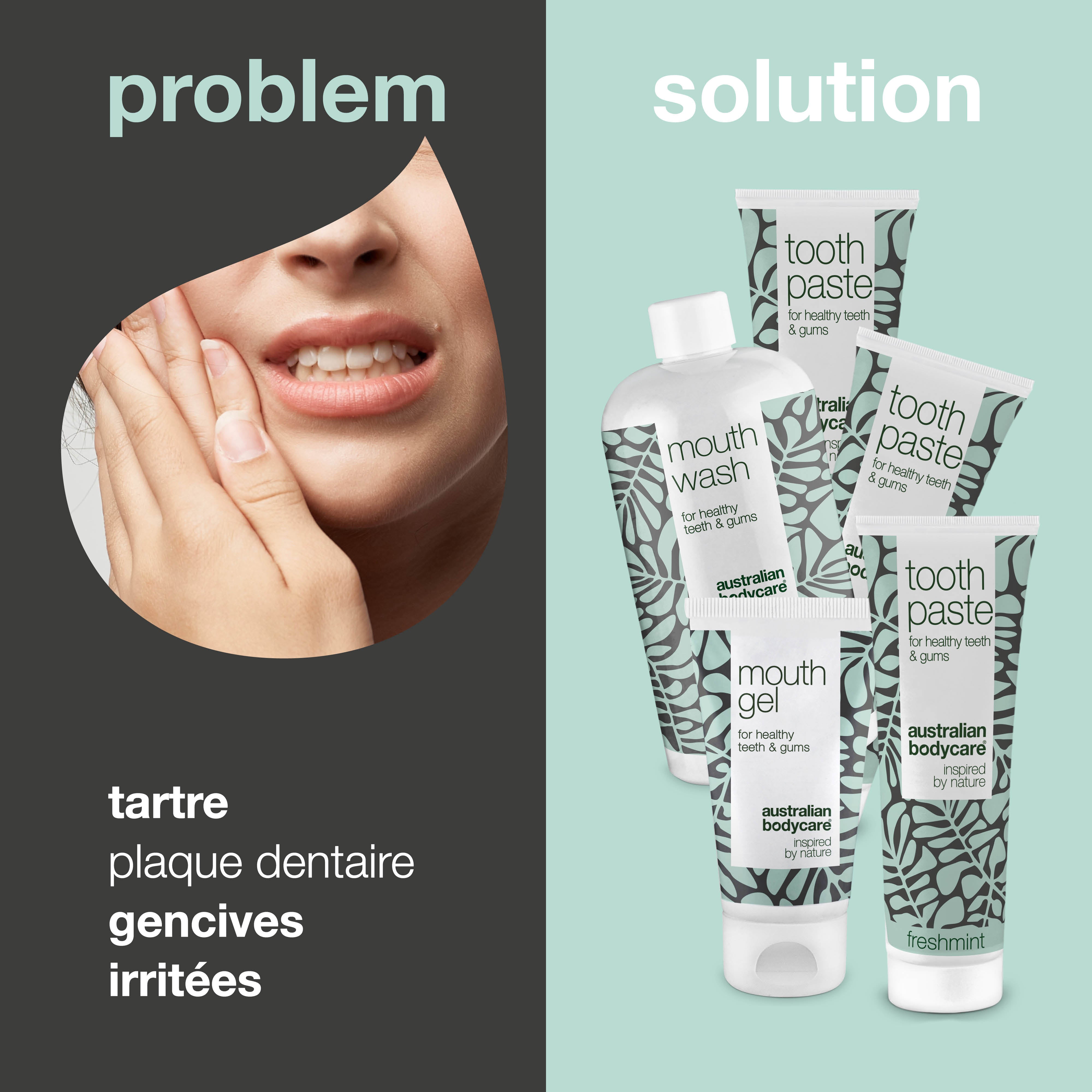 Pack de soins pour la plaque et le tartre — Prévenir la plaque et le tartre
