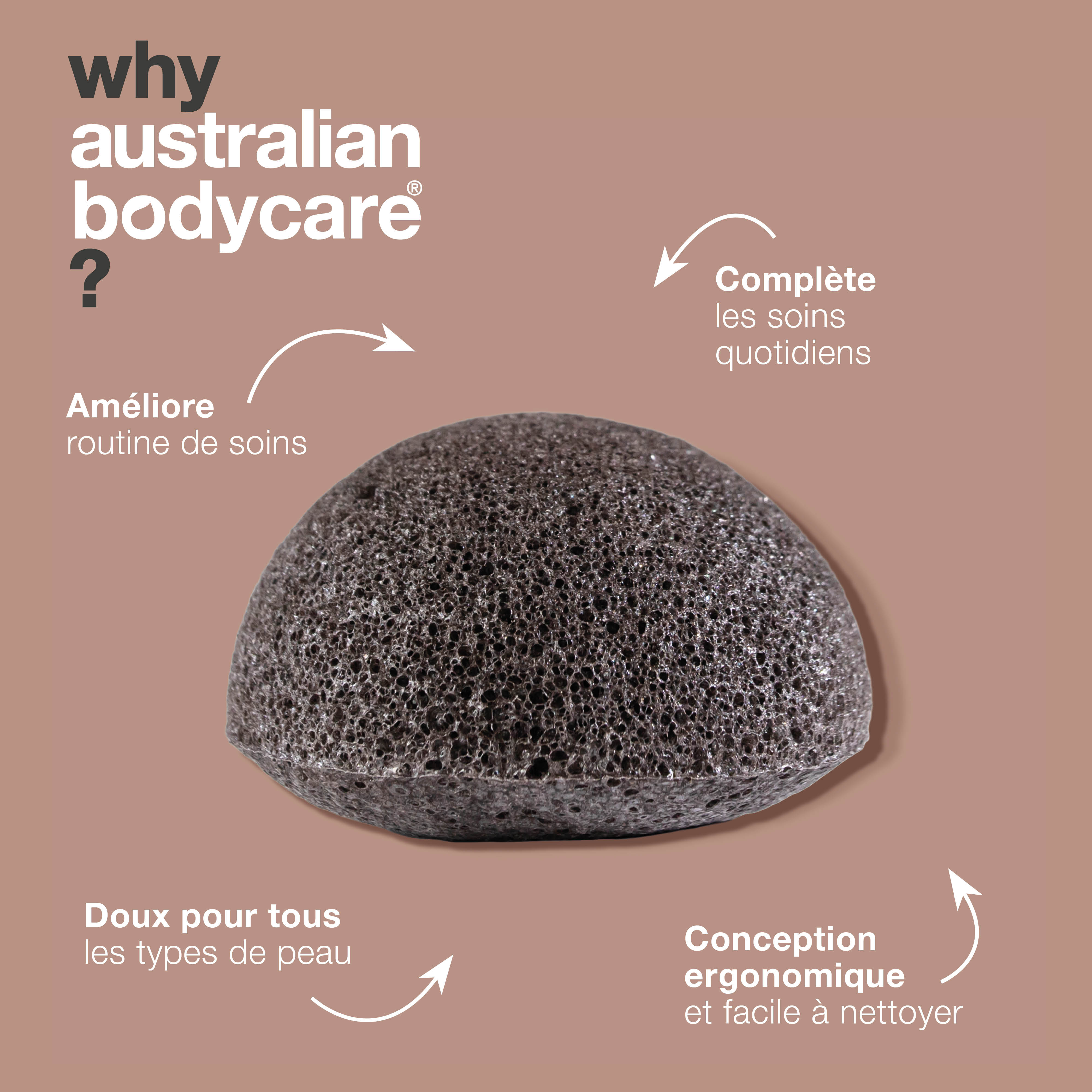 Éponge Konjac pour les imperfections cutanées — Éponge Konjac pour une exfoliation naturelle des boutons et points noirs