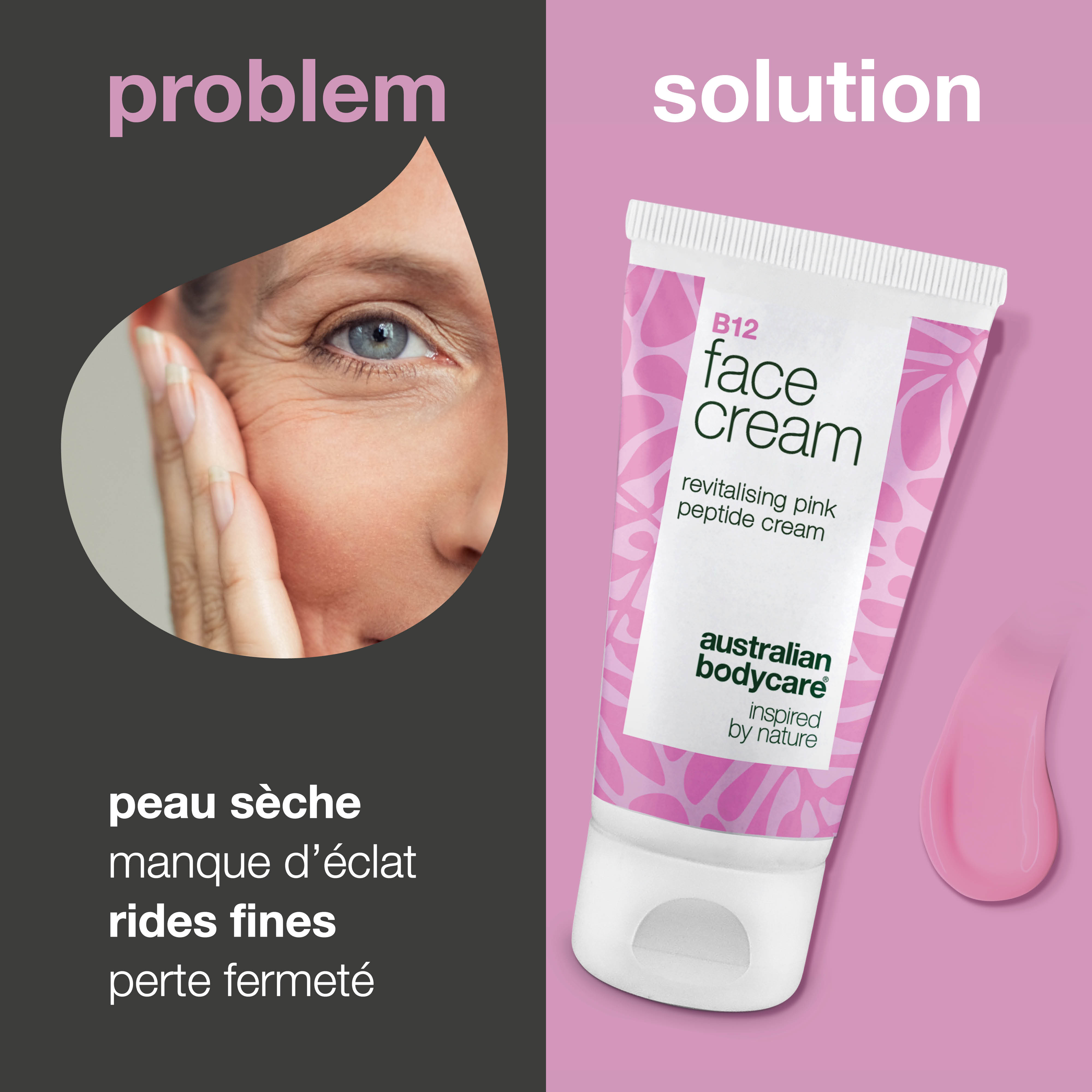 Crème pour le visage B12 – Hydratation renouvelée et éclat naturel – La crème anti-âge aux vitamines B12 réduit les rides, restaure l'hydratation et donne à votre peau un éclat naturel.