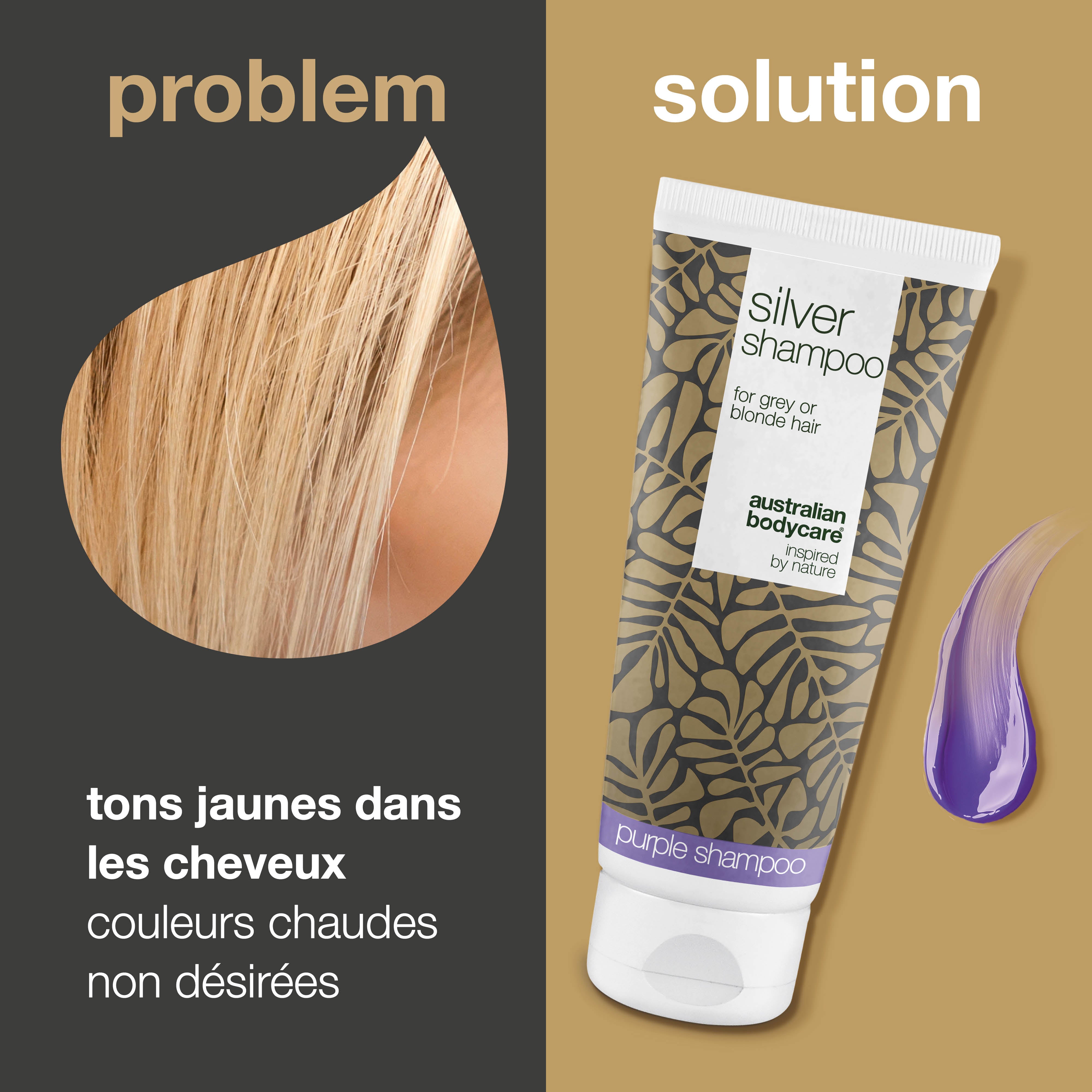 Silver Shampoo – Pour des cheveux blonds et gris frais et éclatants — Silver Shampoo réduit les reflets jaunes et améliore les tons froids. Idéal pour cheveux blonds et gris. Essayez-le dès aujourd'hui.