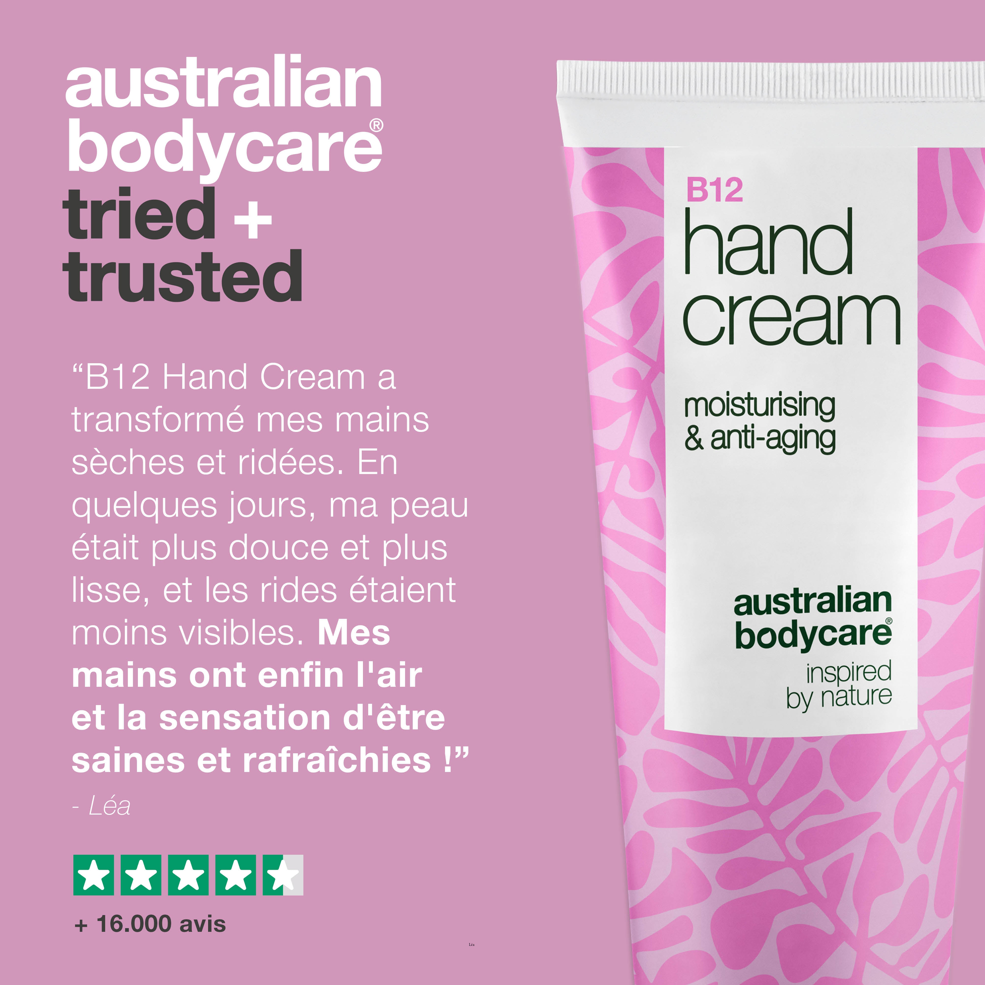 Crème pour les mains B12 pour mains sèches et ridées – Hydratation et soin – Obtenez des mains douces et jeunes avec la crème pour les mains B12. Réduit la sécheresse et les rides avec une hydratation intense.