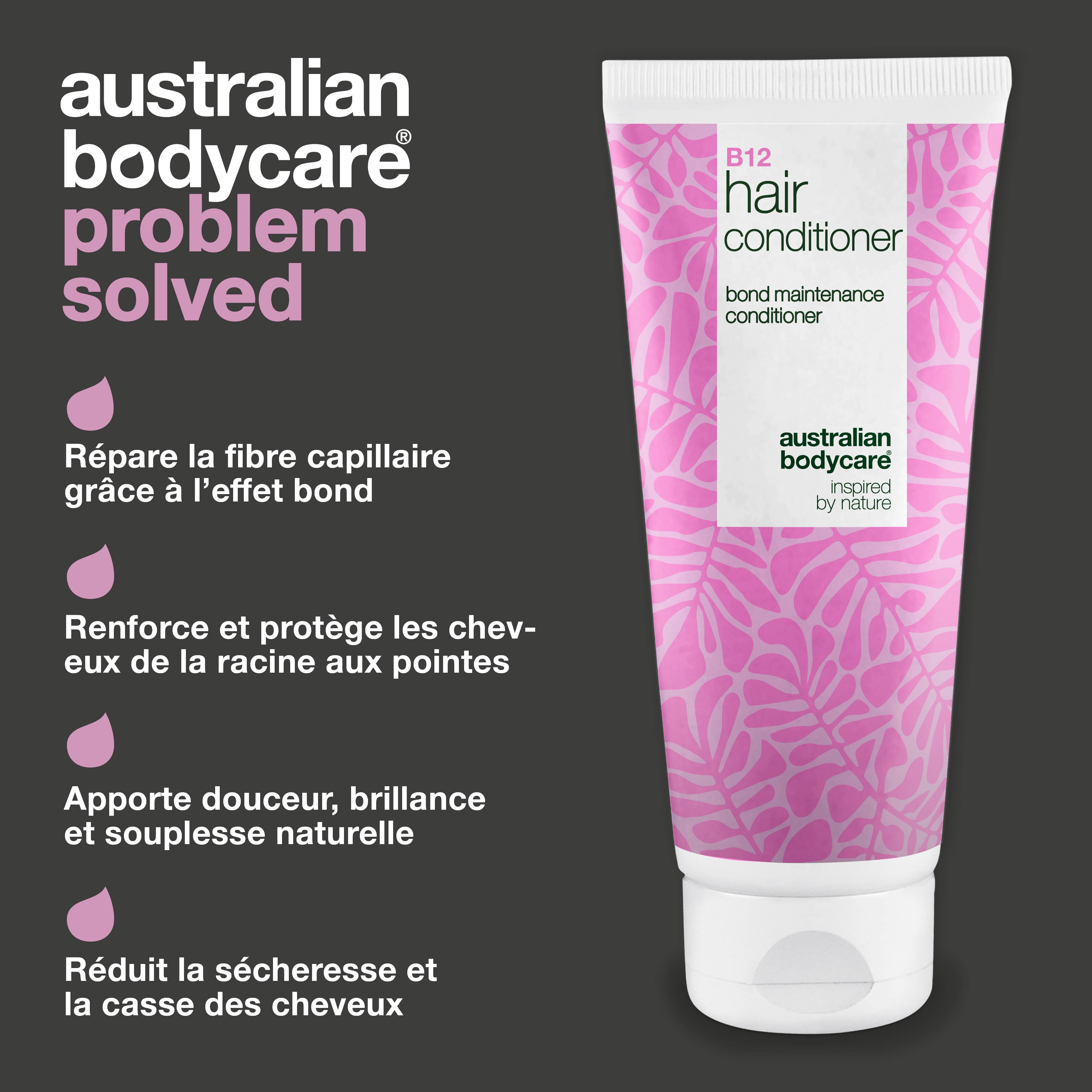 Après-shampoing Vitamin B12 à effet bond – renforce et répare les cheveux secs et abîmés