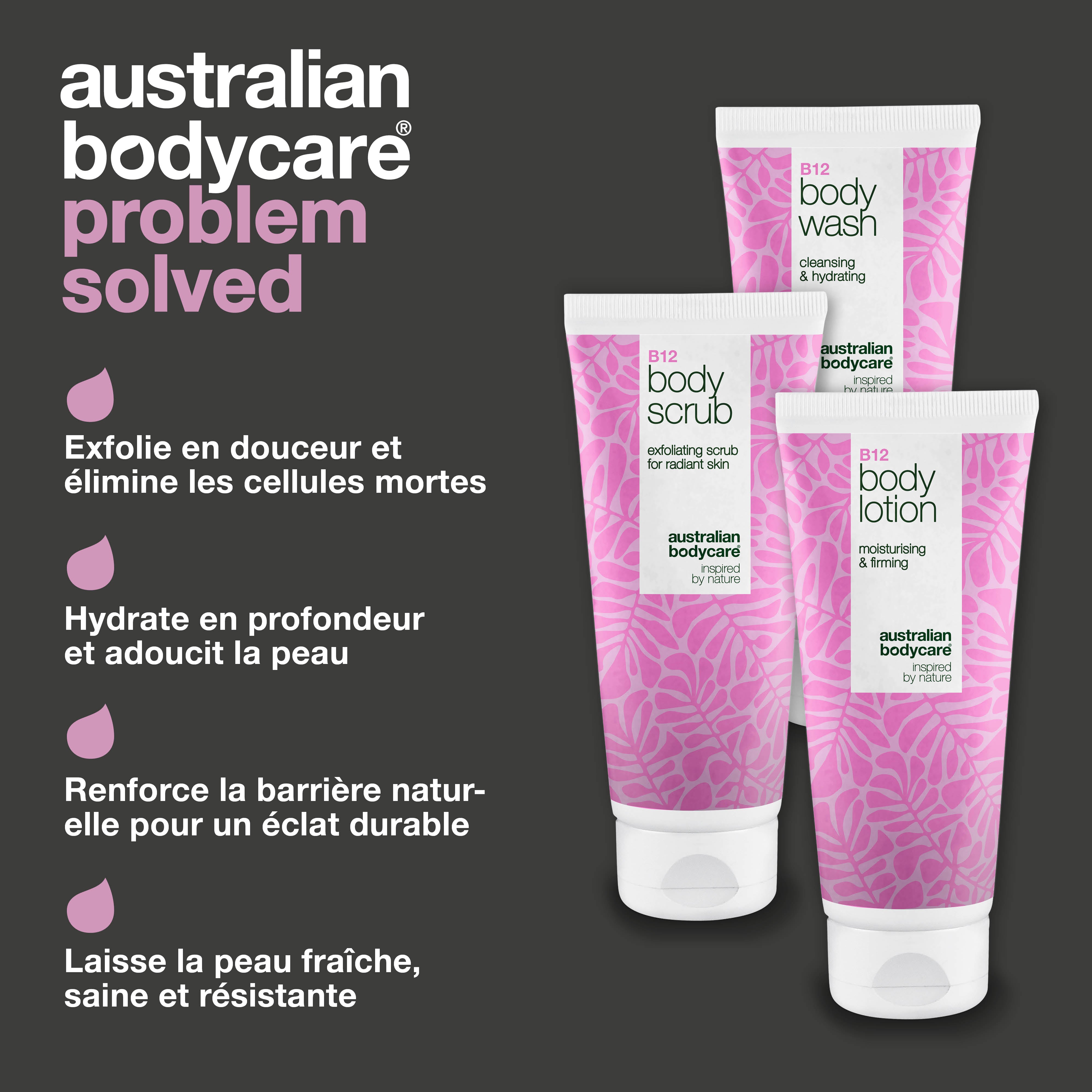 Exfoliez avec B12 pour une peau lisse et éclatante — Éliminez les cellules mortes de la peau et obtenez une peau soyeuse et hydratée grâce à la B12.