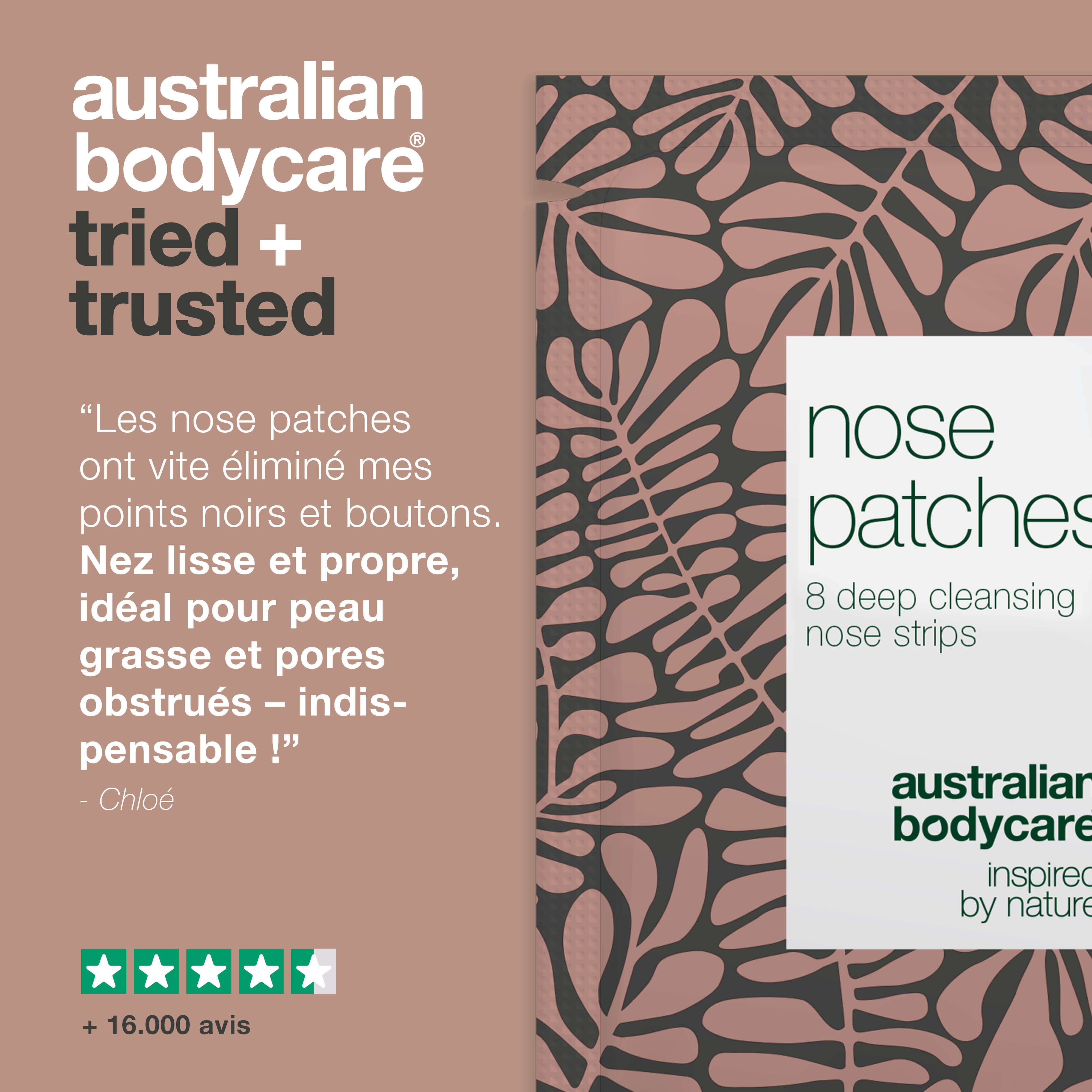 Patchs nasaux efficaces pour les points noirs, les boutons et la peau claire — Des patchs nasaux qui éliminent les boutons, les points noirs et les imperfections. Nettoyez vos pores en profondeur pour une peau plus lisse et plus saine.