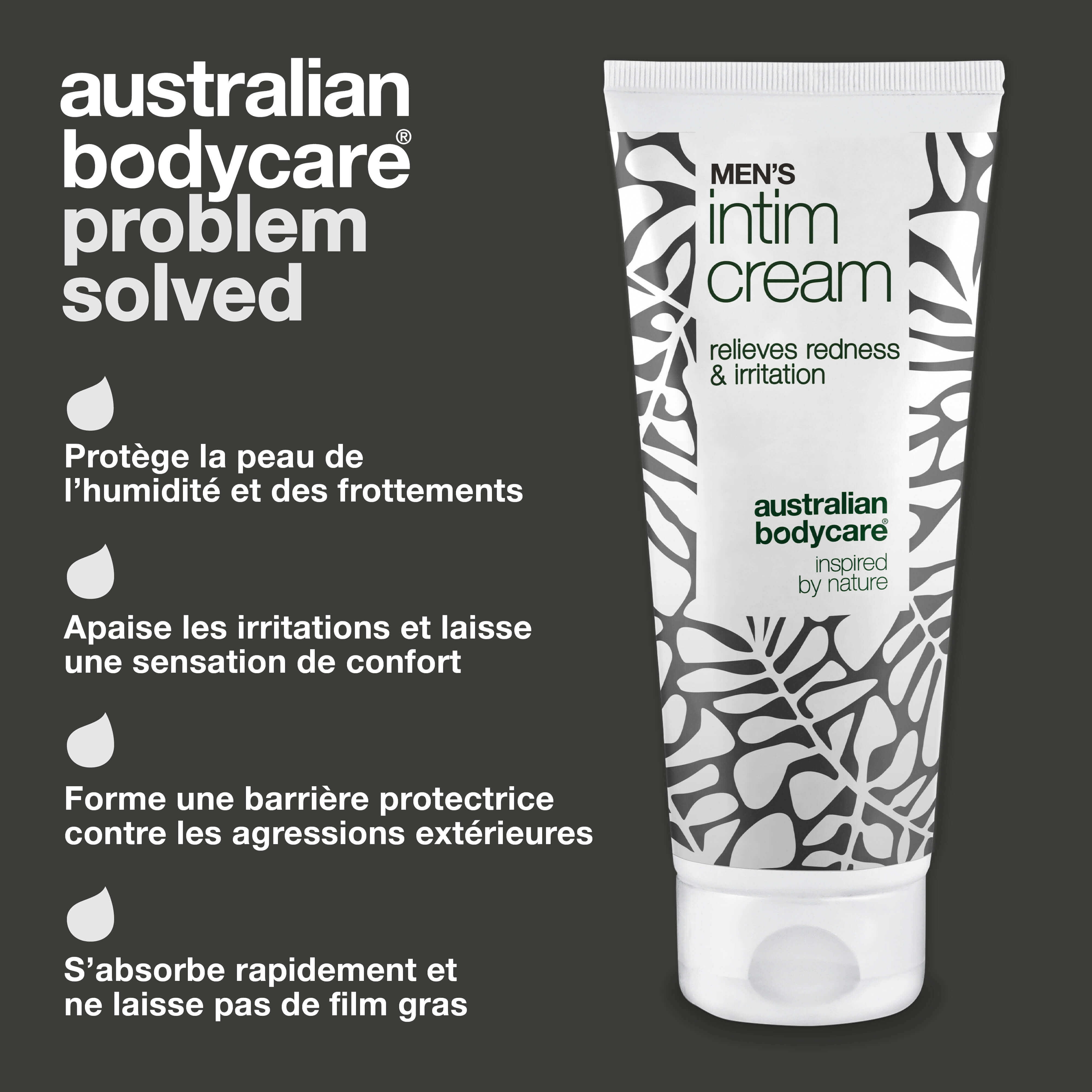 Crème Intime pour Hommes – soulage les démangeaisons et frottements — Crème Intime pour Hommes protège contre rougeurs et irritation. Contient beurre de karité, cire d’abeille et zinc pour un soin optimal.