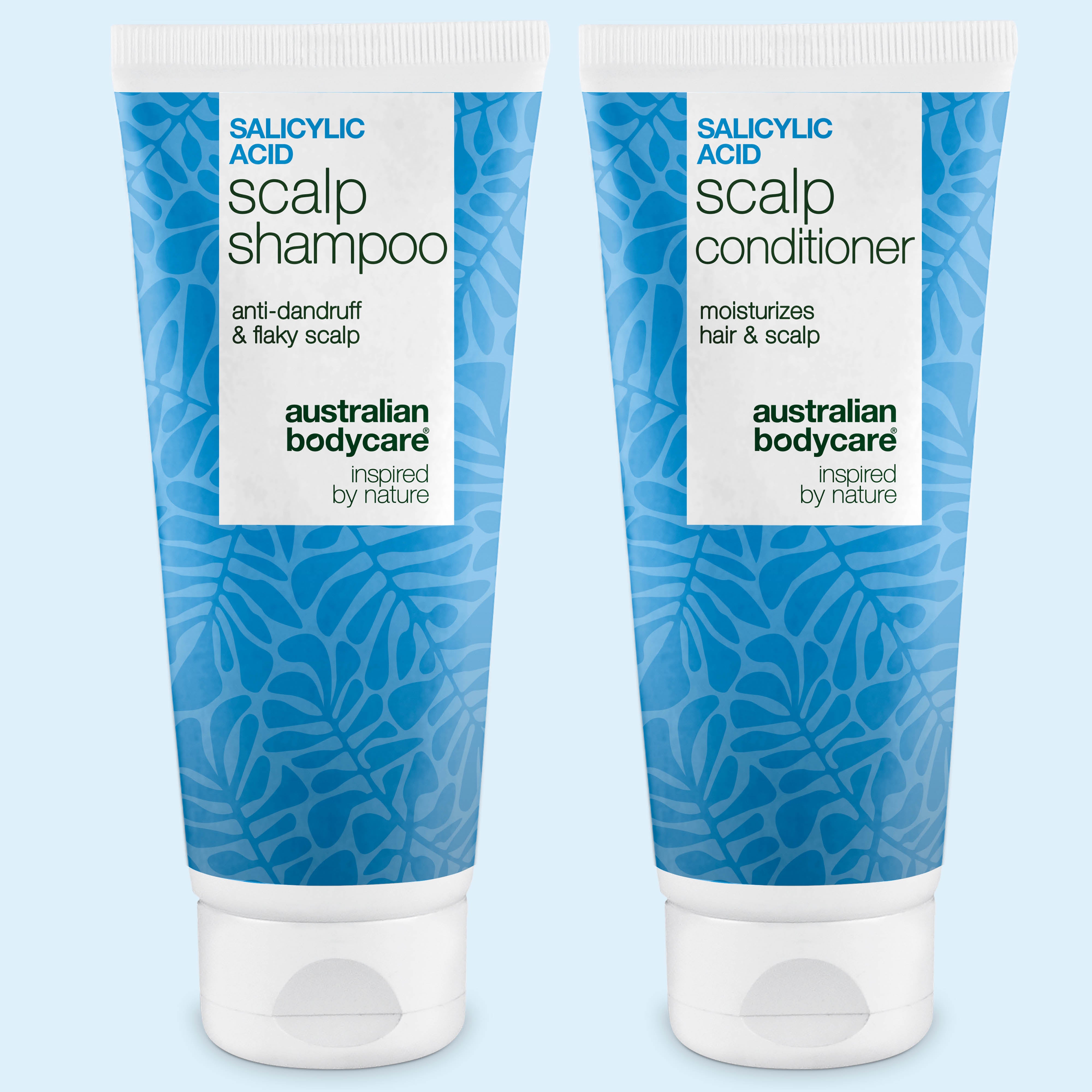 Kit antipelliculaire avec shampoing et après-shampoing à l'Acide Salicylique d'Australian Bodycare