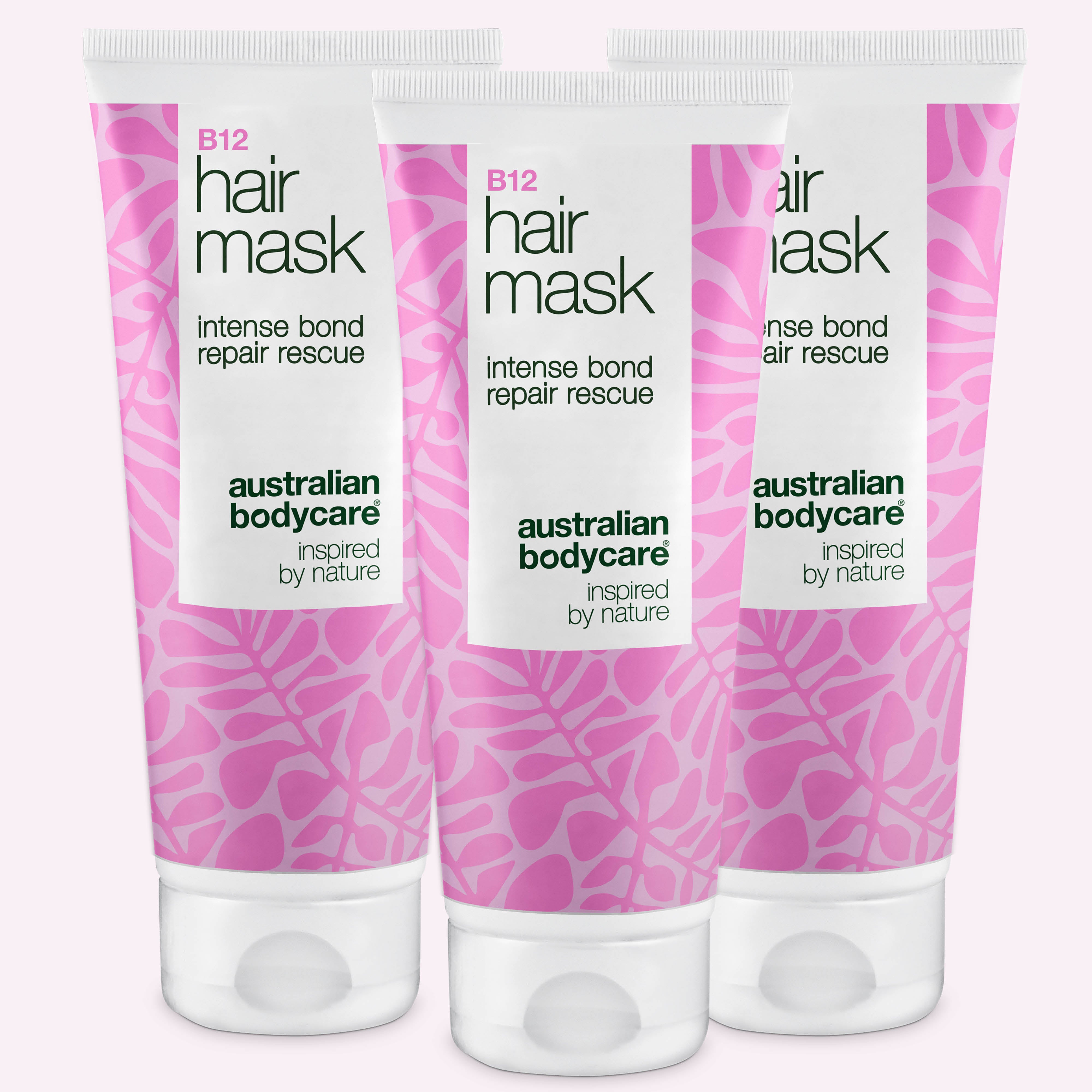 3 pièces Masque Capillaire B12 d’Australian Bodycare – soin bond repair pour cheveux secs et abîmés en lot de trois