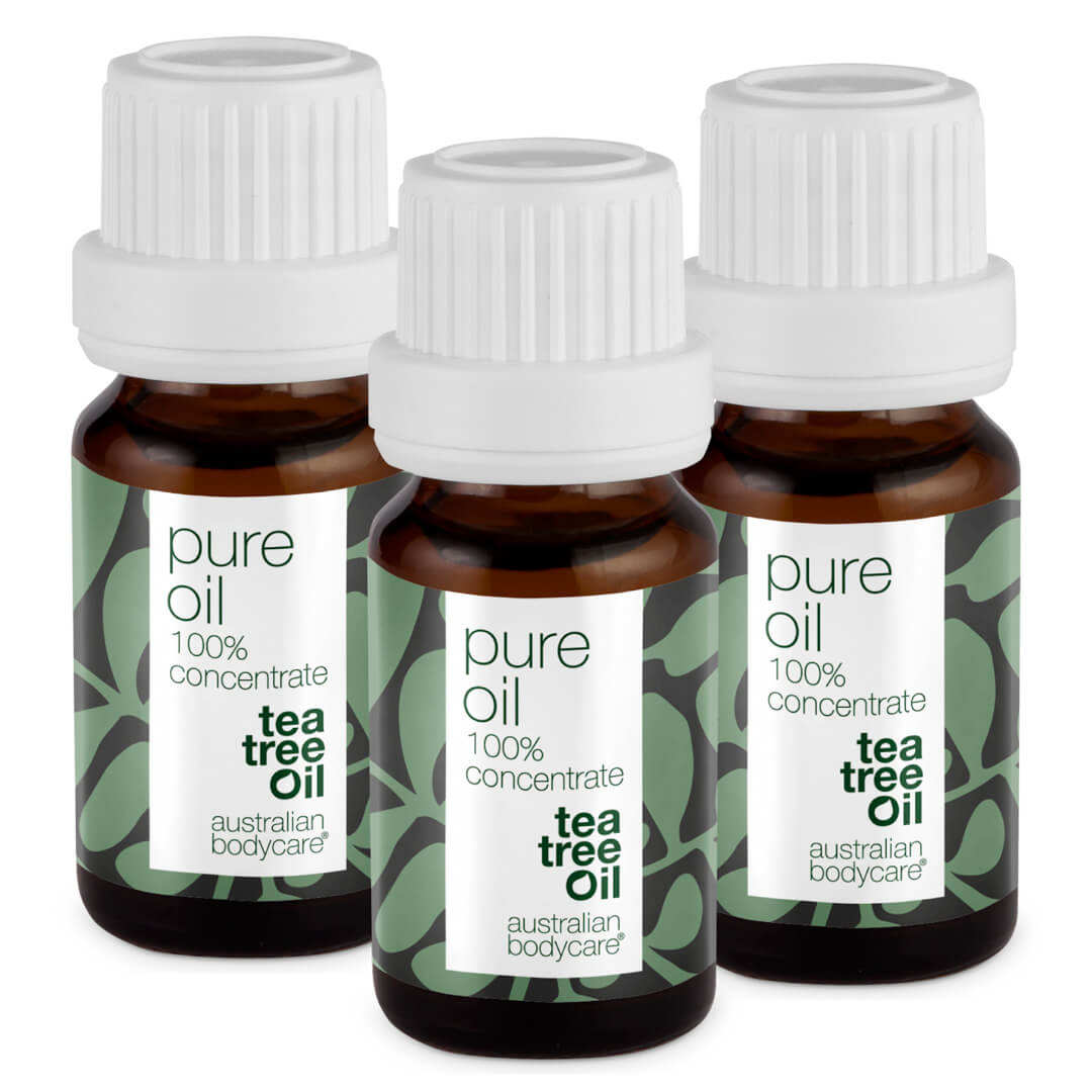 3 x XL 30 ml Huile de tea tree pour problèmes de peau — Kit de 3 bouteilles d'huile de tea tree 100% concentrée et non diluée en provenance d'Australie