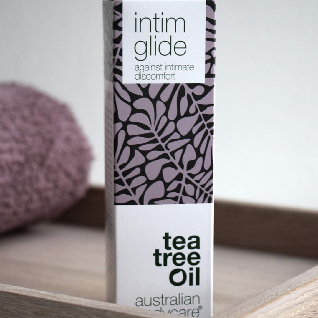 Intim Glide à l'huile de tea tree combat les bactéries dans les zones intimes - Gel intime naturel pour lutter contre la sécheresse de la zone intime.