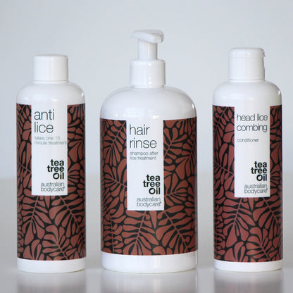 Après shampooing à l'huile de tea tree contre les poux et les œufs de poux - Après-shampooing à l'huile de tea tree à utiliser après un traitement contre les poux