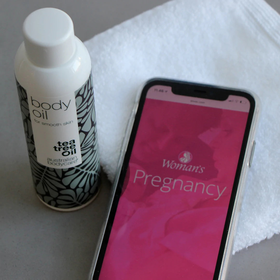 Kit de 2 produits pour grossesse de femme enceinte — Réduit la visibilité des vergetures et est utilisé pour le soin de la peau d'orange