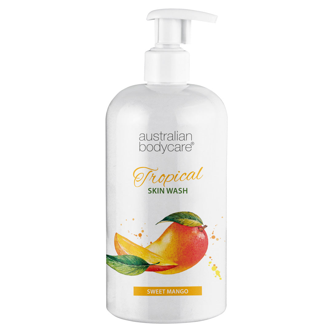 Professionnel Nettoyant pour la peau Tropical — Gel douche à l'huile de tea tree et à la mangue pour une peau propre et sans problème