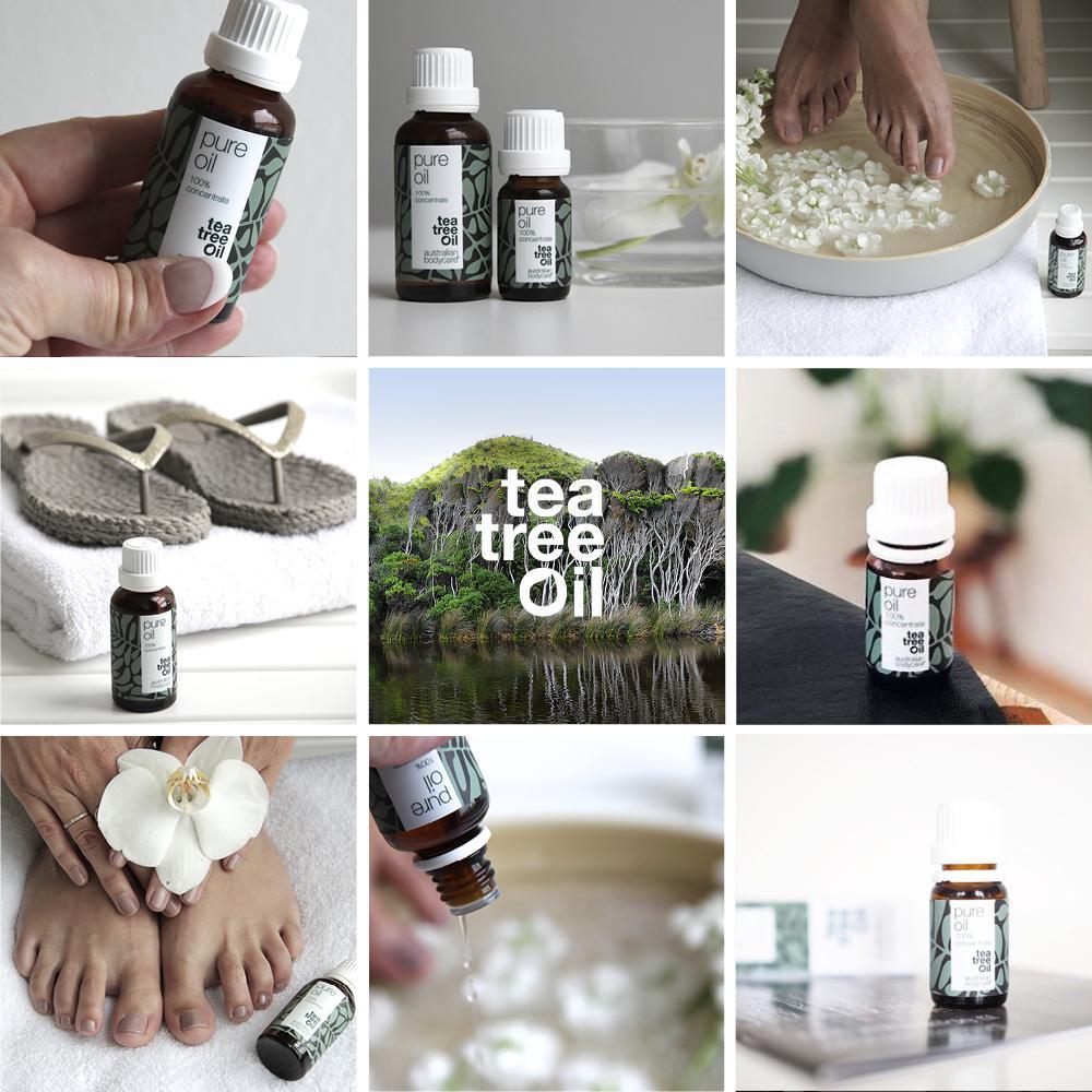 Huile de tea tree concentrée pour les problèmes de peau — Huile essentielle de Tea tree 100% naturelle et non diluée provenant d'Australie