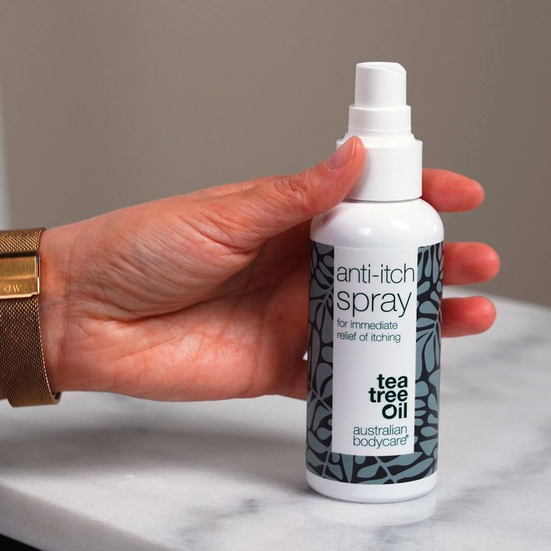 Spray pour lutter contre la peau irritée qui démange - Spray apaisant et calmant pour la peau irritée et les démangeaisons.
